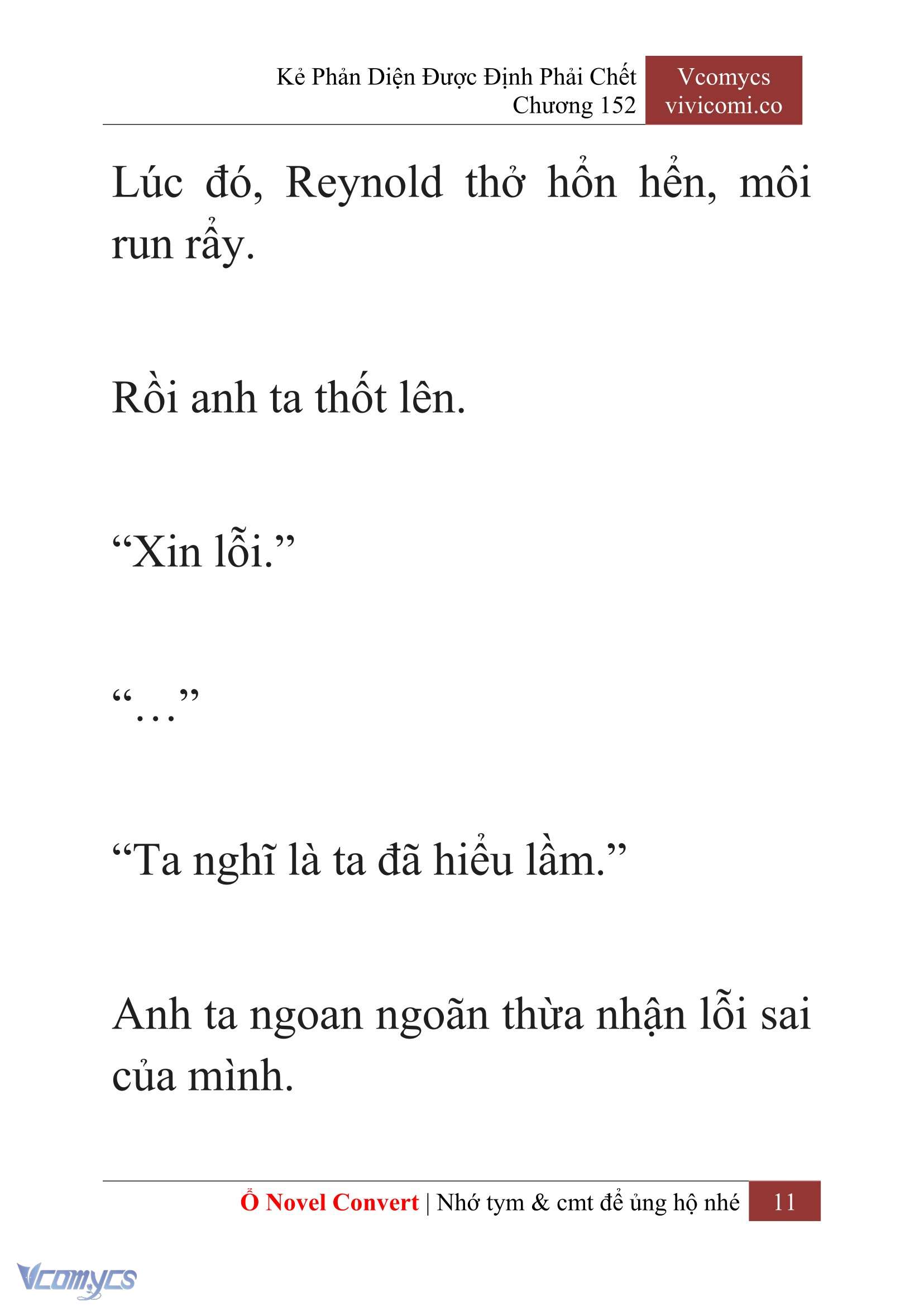 [Novel] Kẻ Phản Diện Được Định Phải Chết Chap 152 - Next Chap 153