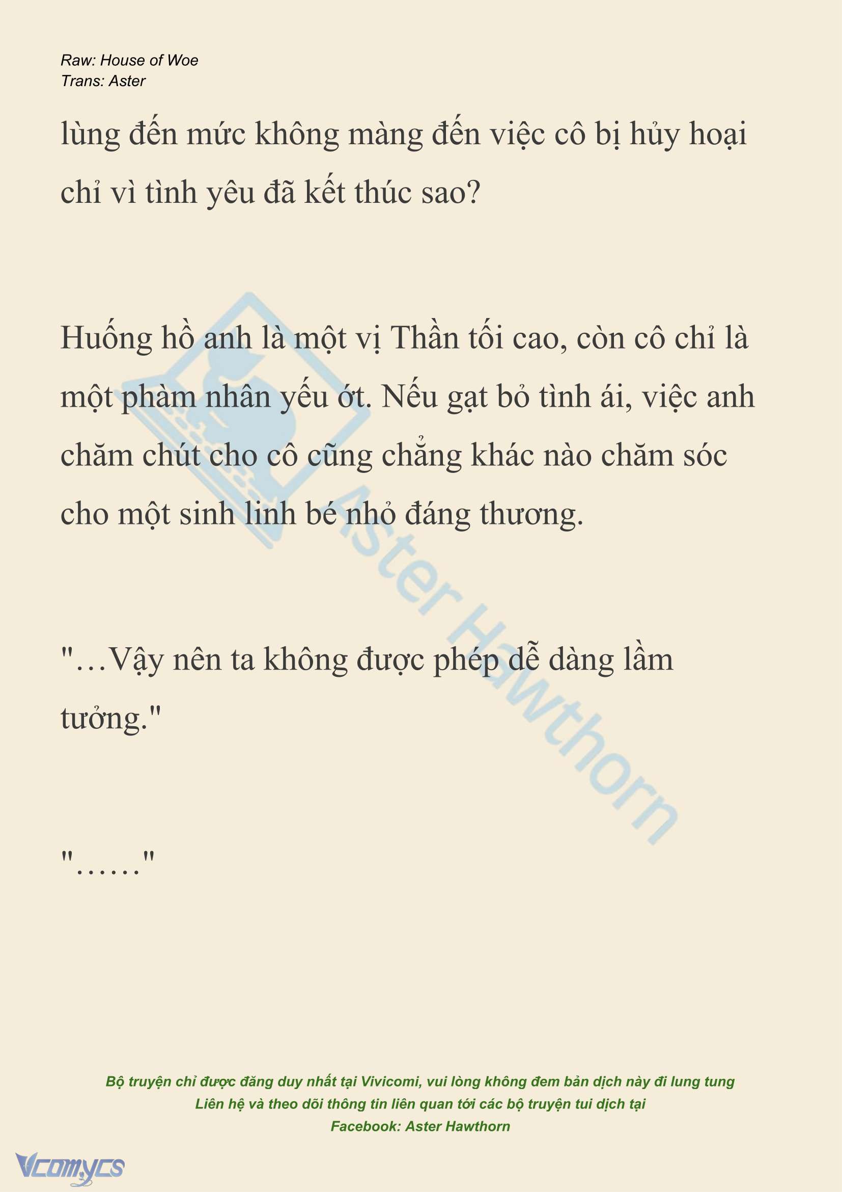 [NOVEL] Dành Cho Các Nữ Thần: Dành cho Psyche Chap 43 - Trang 2