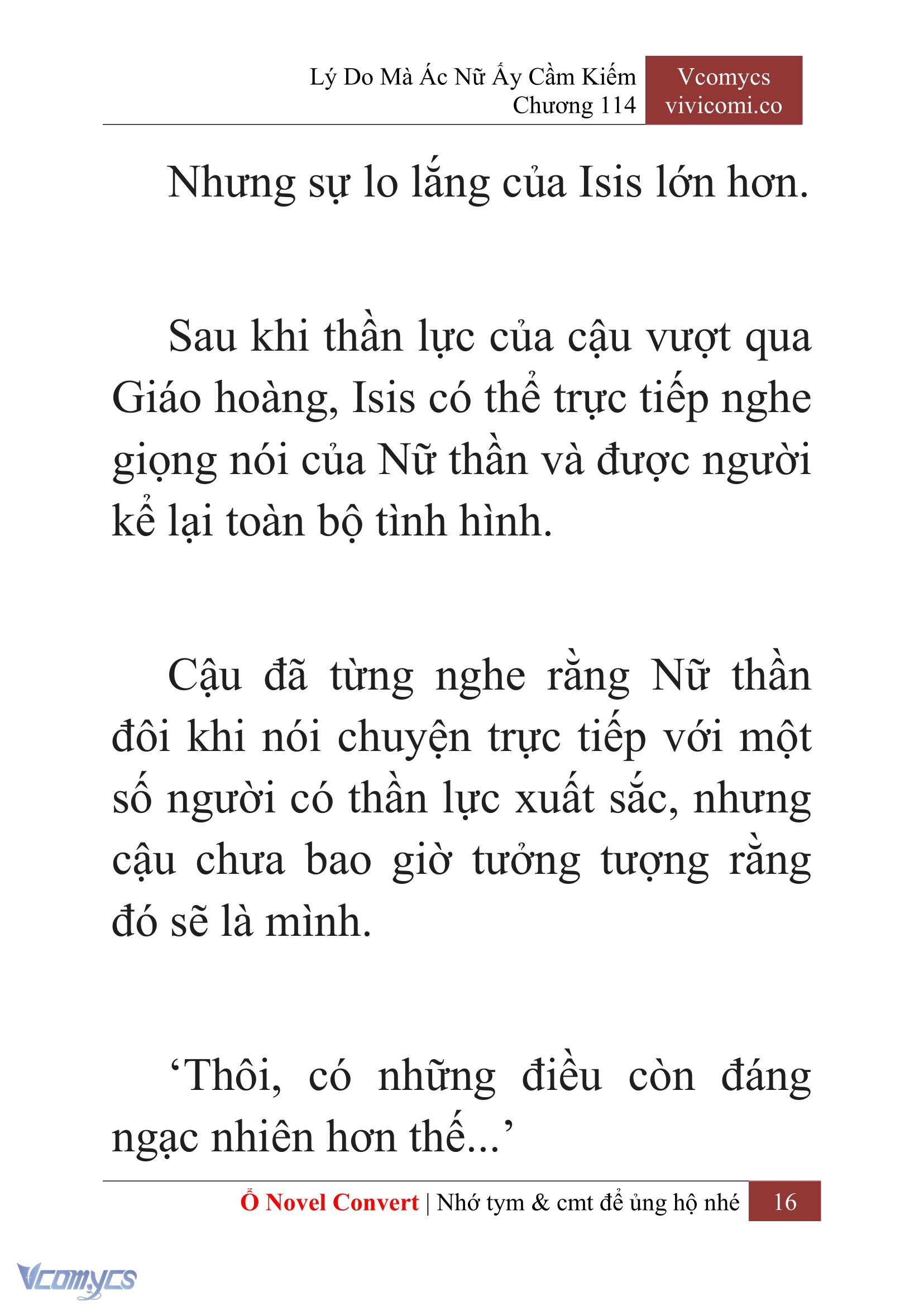 [Novel] Lý Do Mà Ác Nữ Ấy Cầm Kiếm Chap 114 - Trang 2