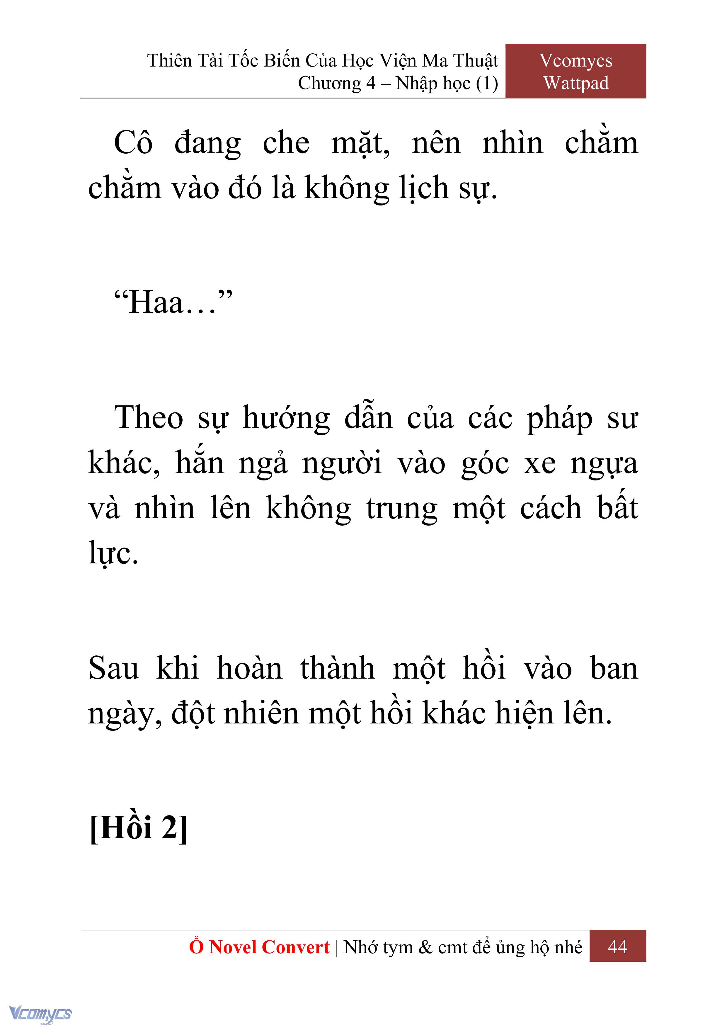 [Novel] Thiên Tài Tốc Biến Của Học Viện Ma Thuật Chap 4 - Trang 2