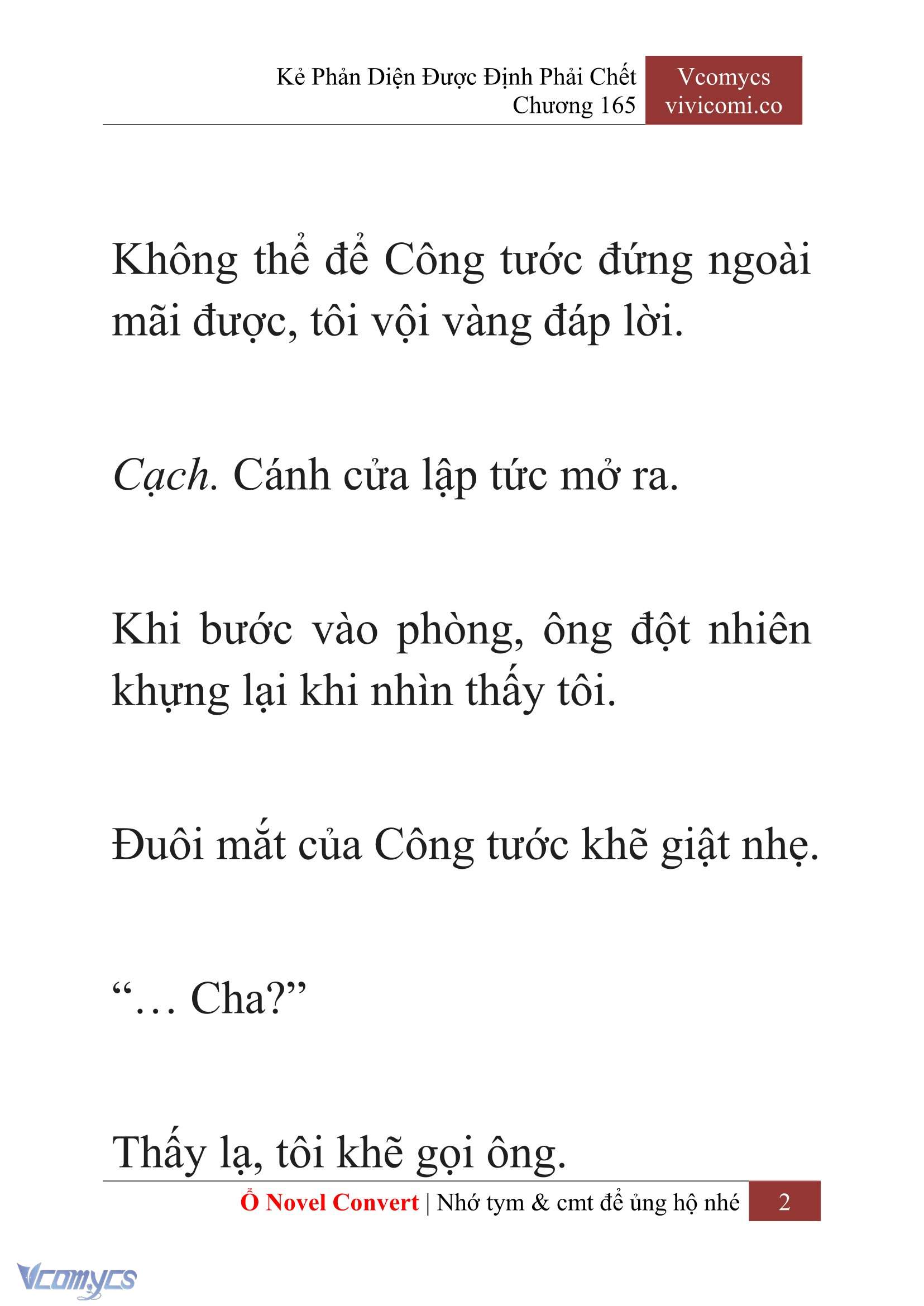 [Novel] Kẻ Phản Diện Được Định Phải Chết Chap 165 - Trang 2
