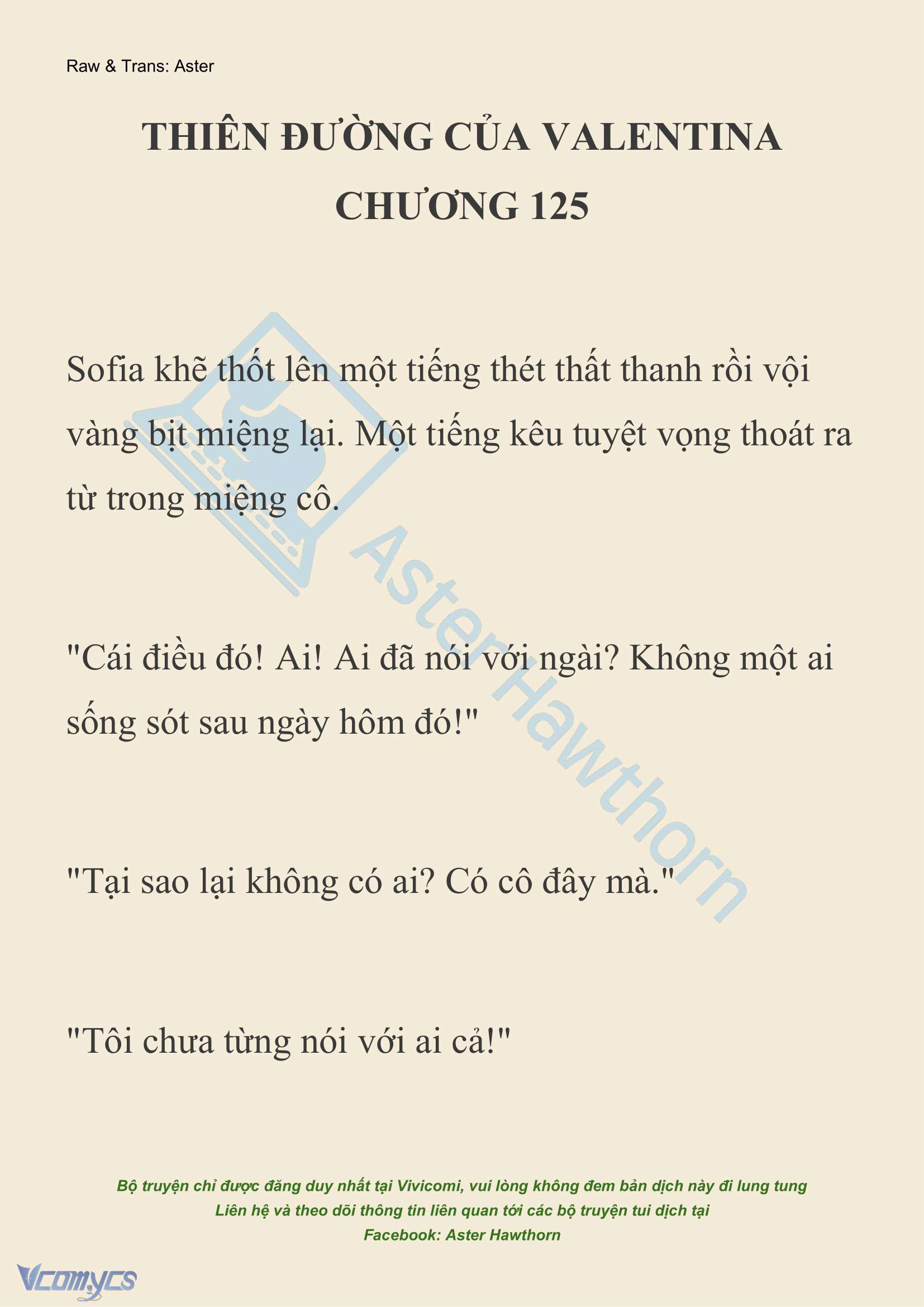 [NOVEL] Thiên Đường Của Valentina Chap 125 - Trang 2