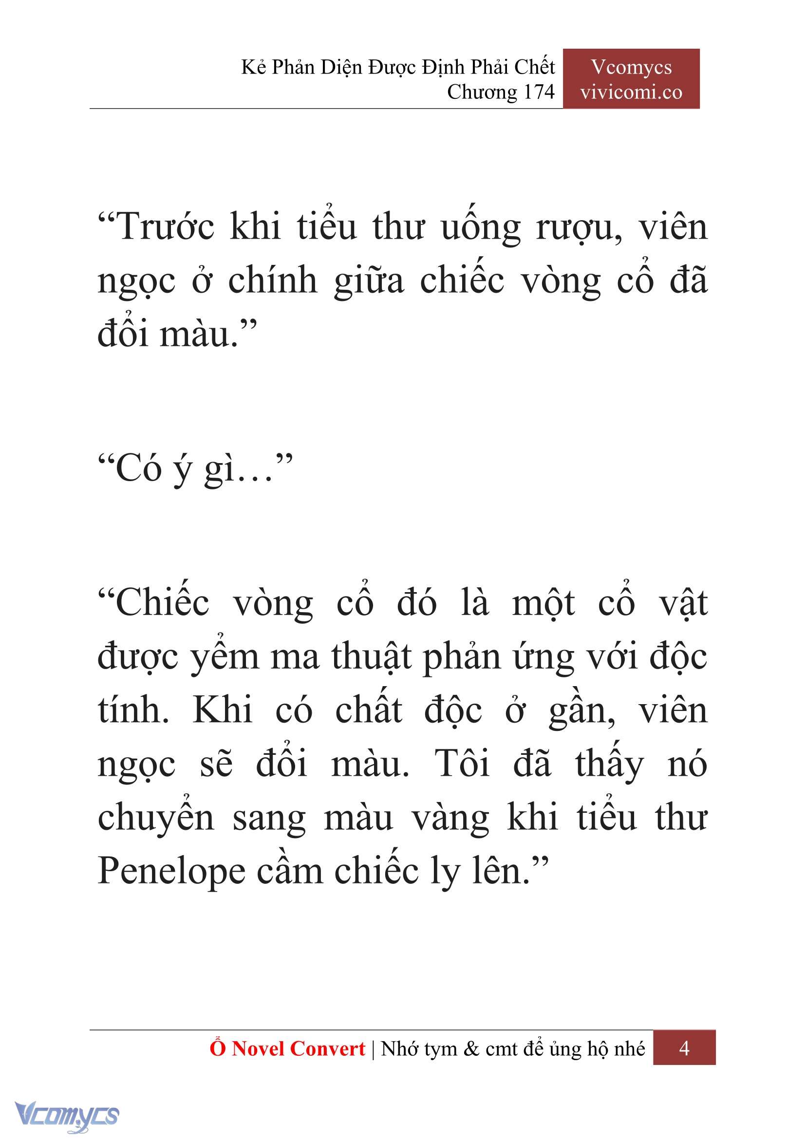 [Novel] Kẻ Phản Diện Được Định Phải Chết Chap 174 - Trang 2
