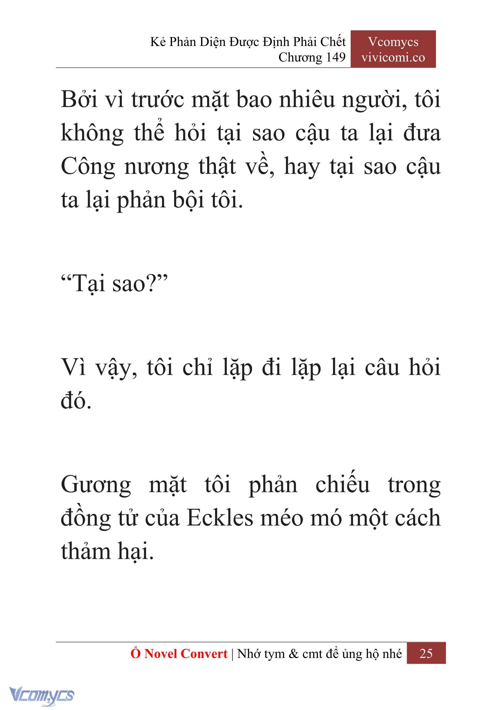[Novel] Kẻ Phản Diện Được Định Phải Chết Chap 149 - Next Chap 150