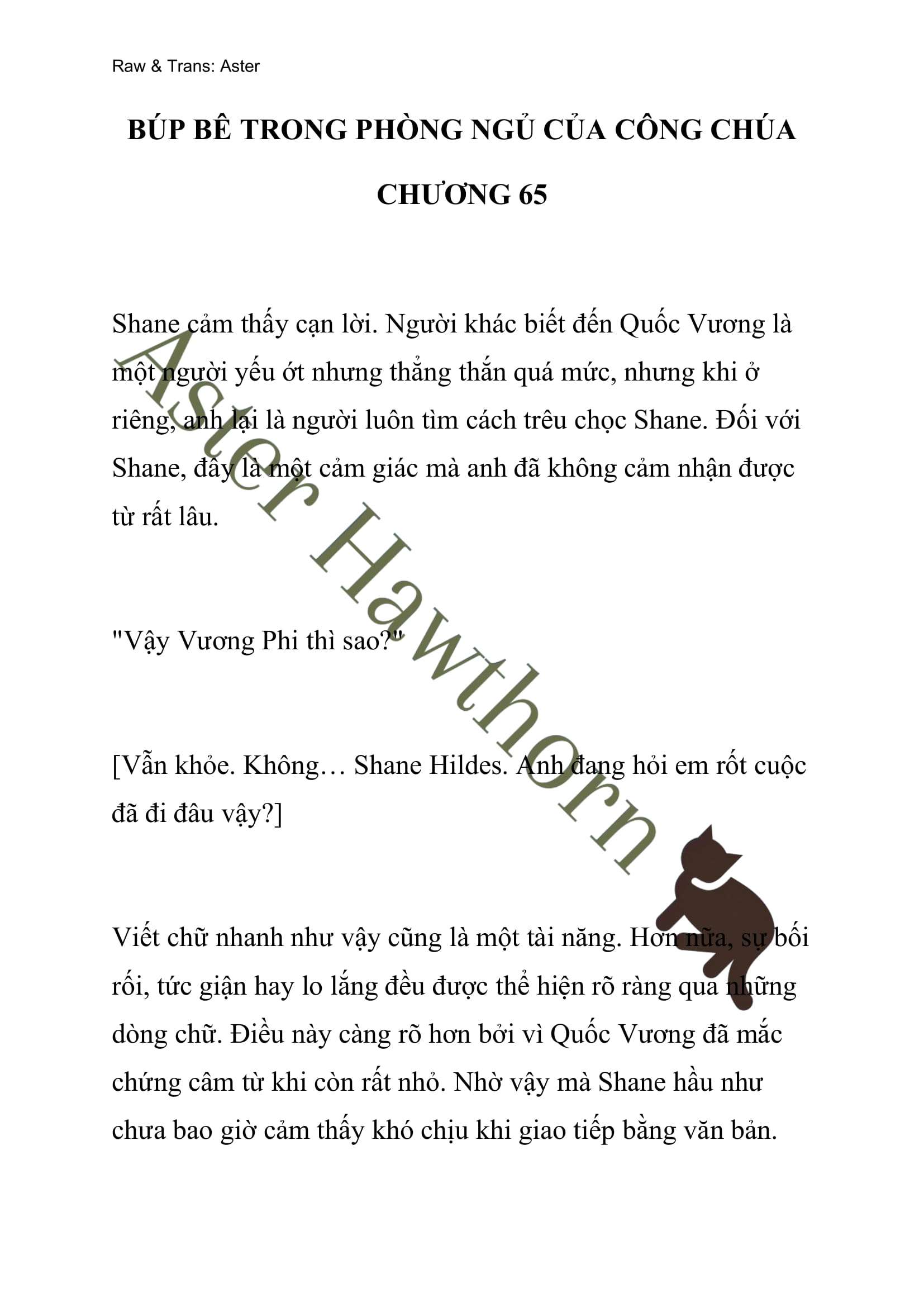 [NOVEL] Búp Bê Trong Phòng Ngủ Của Công Chúa Chap 65 - Trang 2
