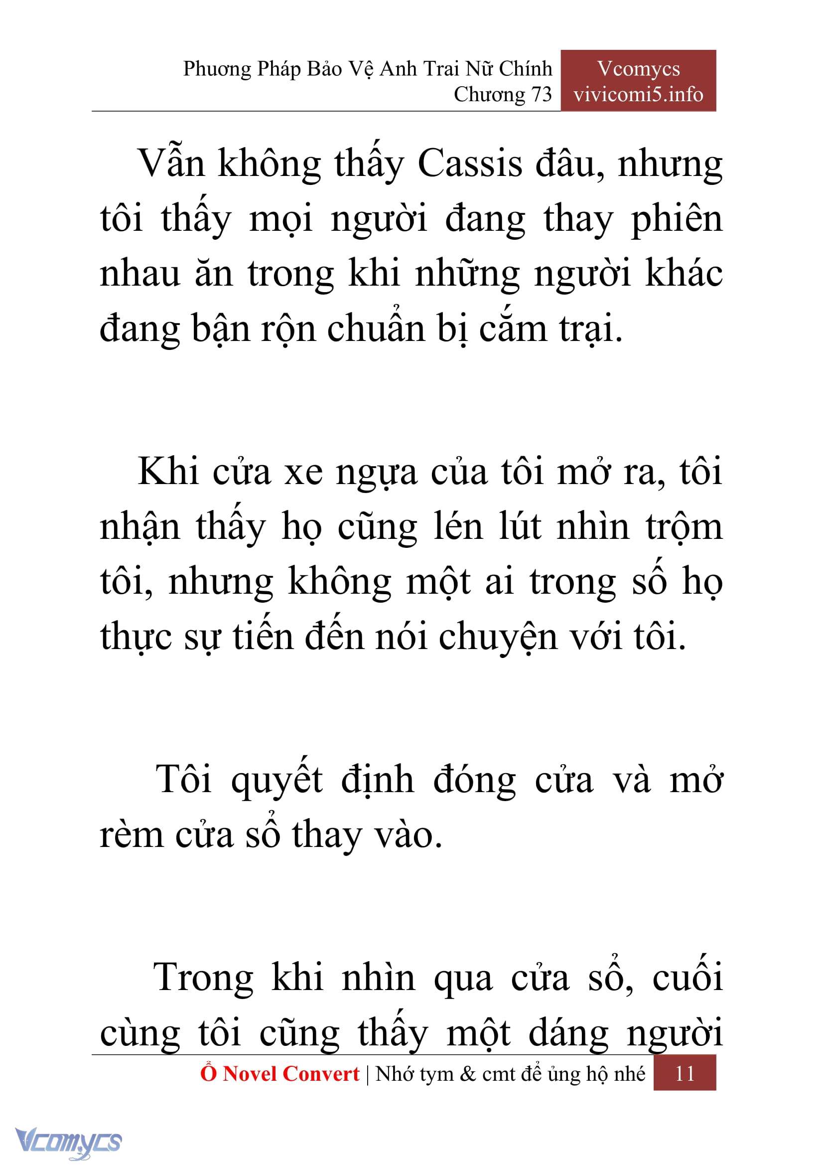 [Novel] Phương Pháp Bảo Vệ Anh Trai Nữ Chính Chap 73 - Trang 2