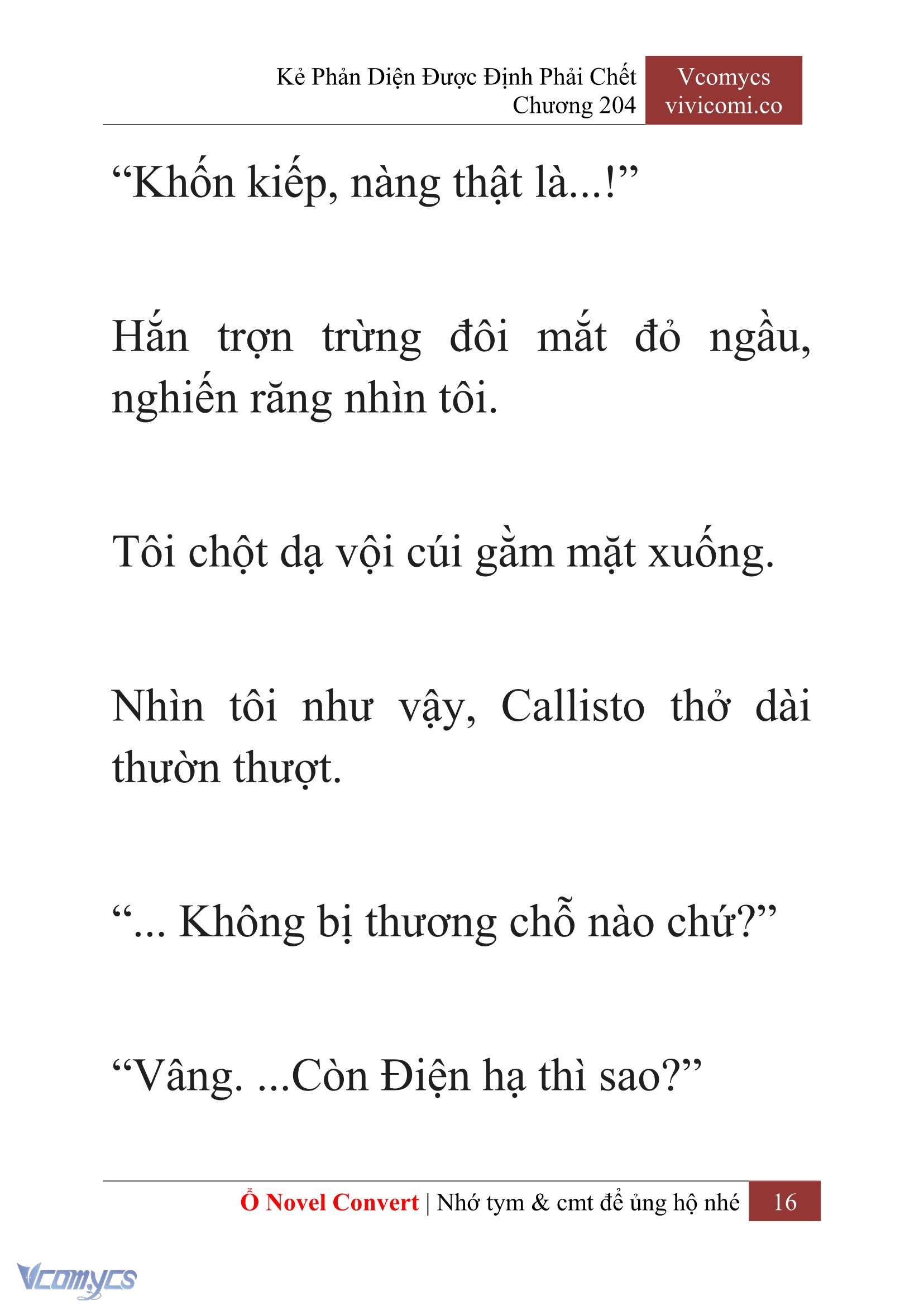 [Novel] Kẻ Phản Diện Được Định Phải Chết Chap 204 - Next Chap 205