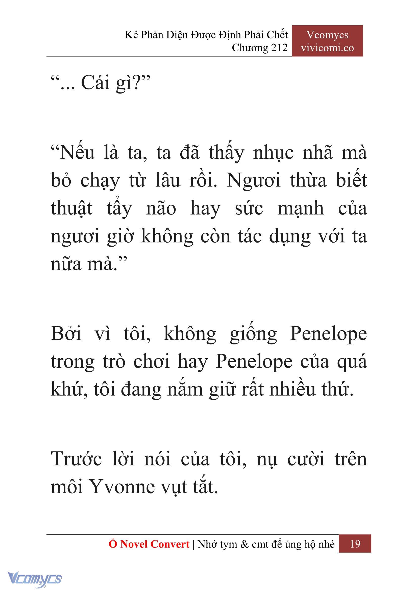 [Novel] Kẻ Phản Diện Được Định Phải Chết Chap 212 - Next Chap 213