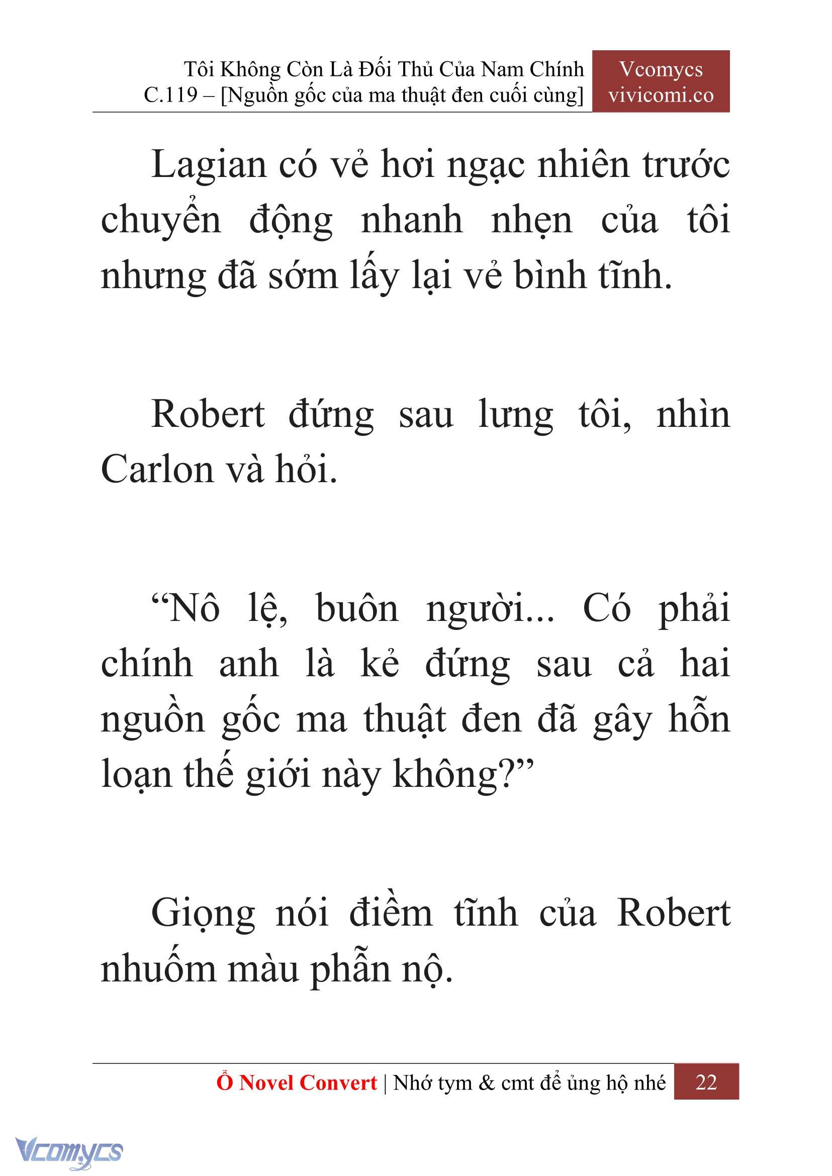 [Novel] Tôi Không Còn Là Đối Thủ Của Nam Chính Chap 119 - Trang 2