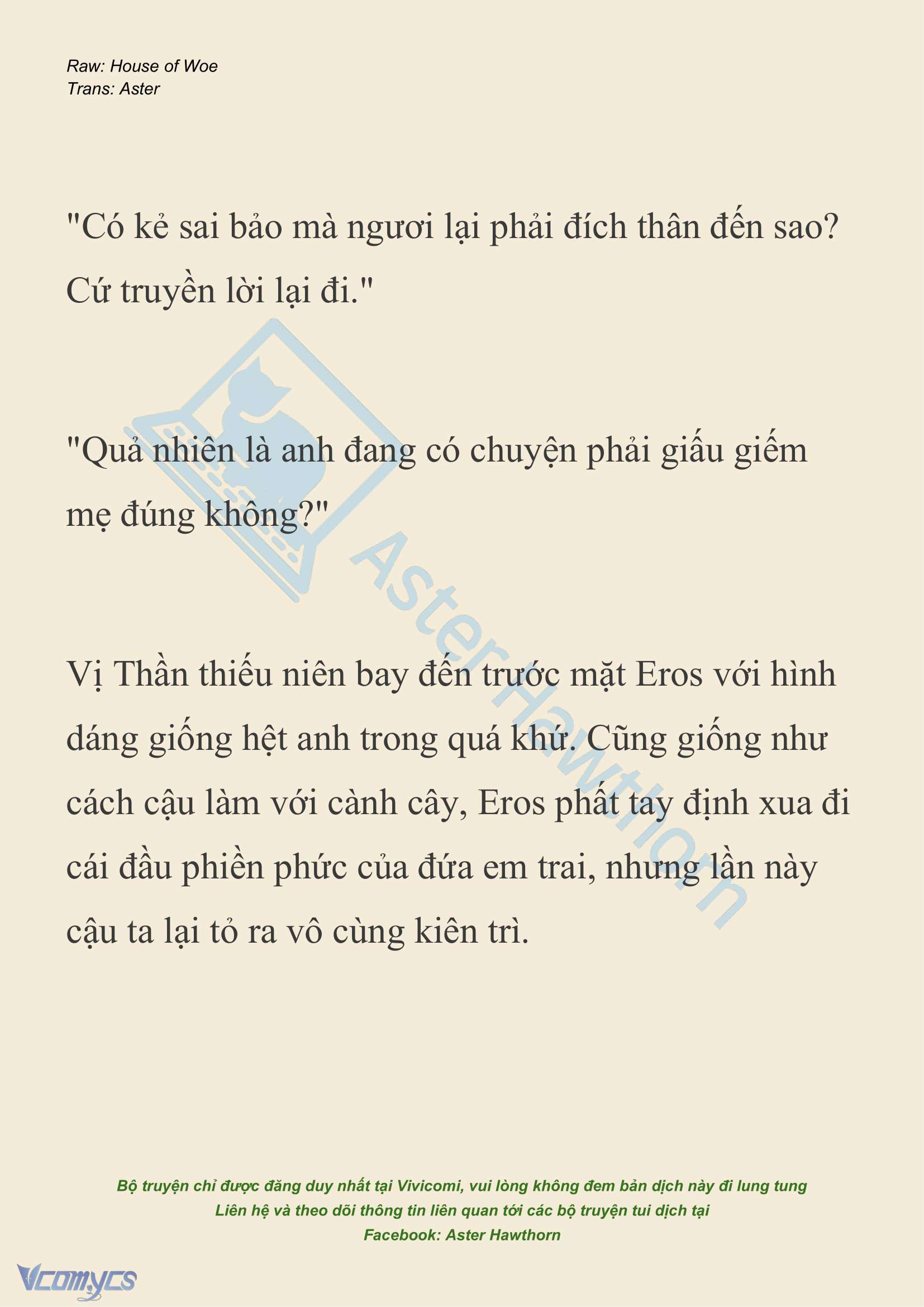 [NOVEL] Dành Cho Các Nữ Thần: Dành cho Psyche Chap 25 - Trang 2