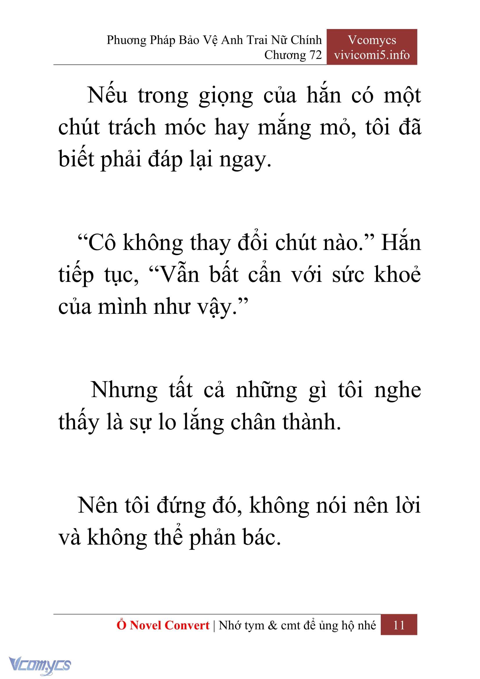 [Novel] Phương Pháp Bảo Vệ Anh Trai Nữ Chính Chap 72 - Trang 2