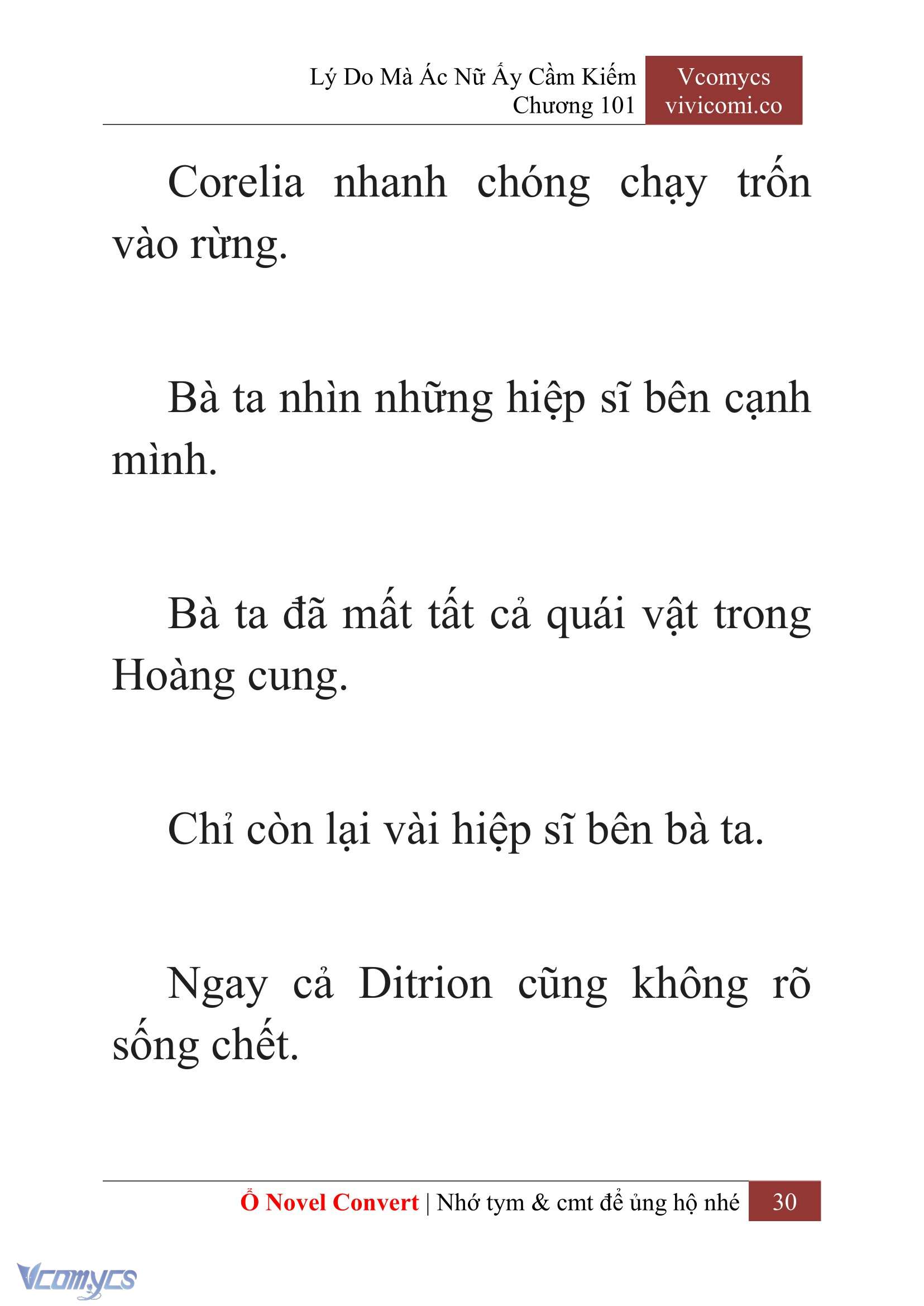 [Novel] Lý Do Mà Ác Nữ Ấy Cầm Kiếm Chap 101 - Next Chap 102