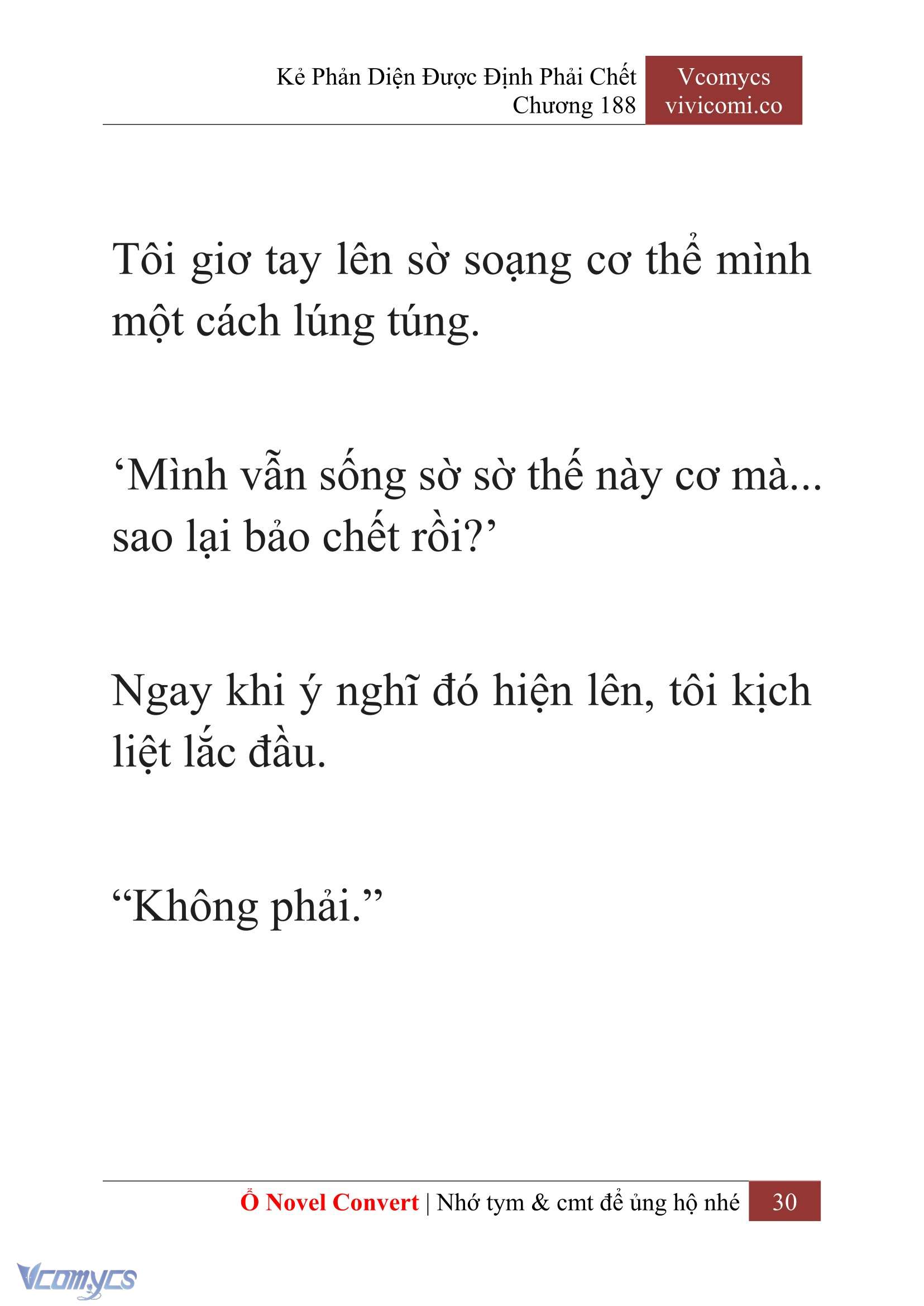 [Novel] Kẻ Phản Diện Được Định Phải Chết Chap 188 - Trang 2