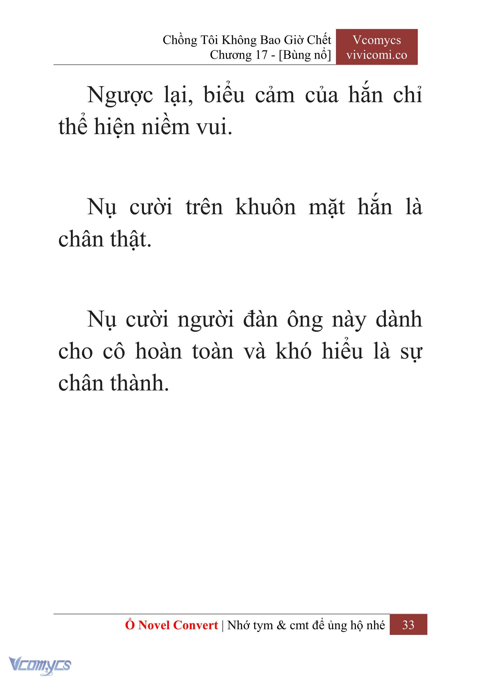[Novel] Chồng Tôi Không Bao Giờ Chết Chap 17 - Trang 2