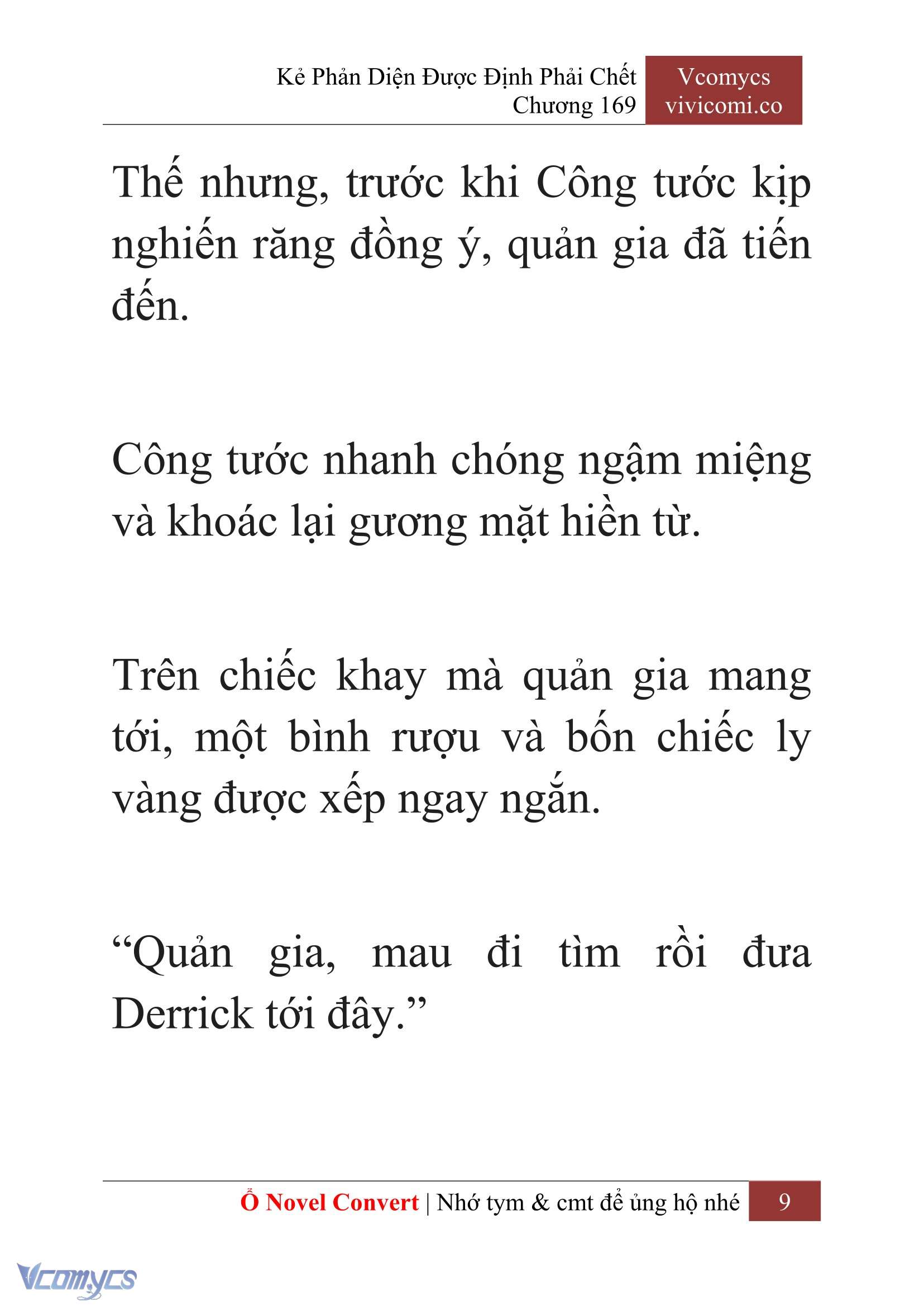 [Novel] Kẻ Phản Diện Được Định Phải Chết Chap 169 - Trang 2