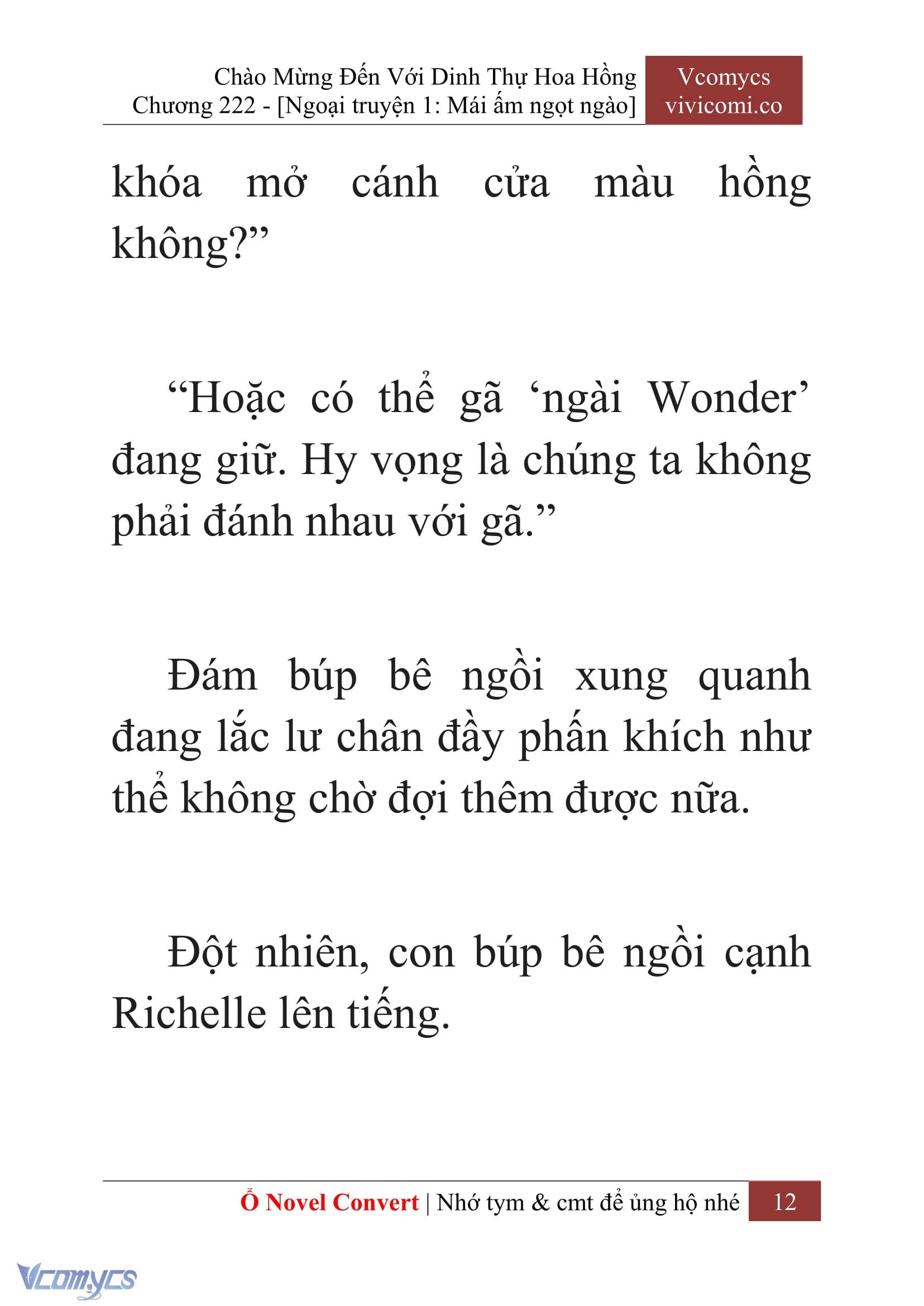 [Novel] Chào Mừng Đến Với Dinh Thự Hoa Hồng Chap 222 - Next Chap 223
