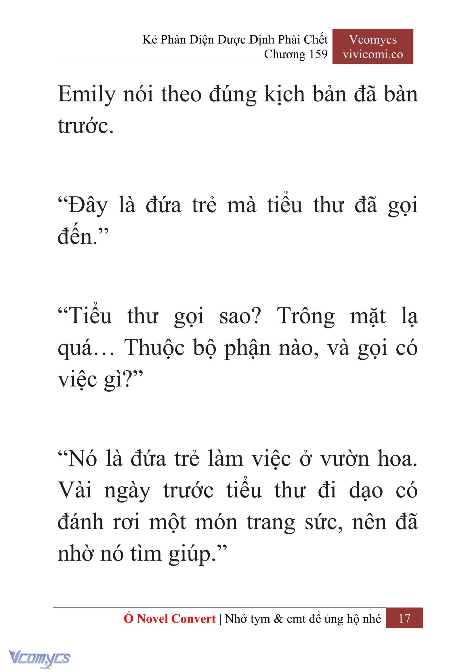 [Novel] Kẻ Phản Diện Được Định Phải Chết Chap 159 - Trang 2