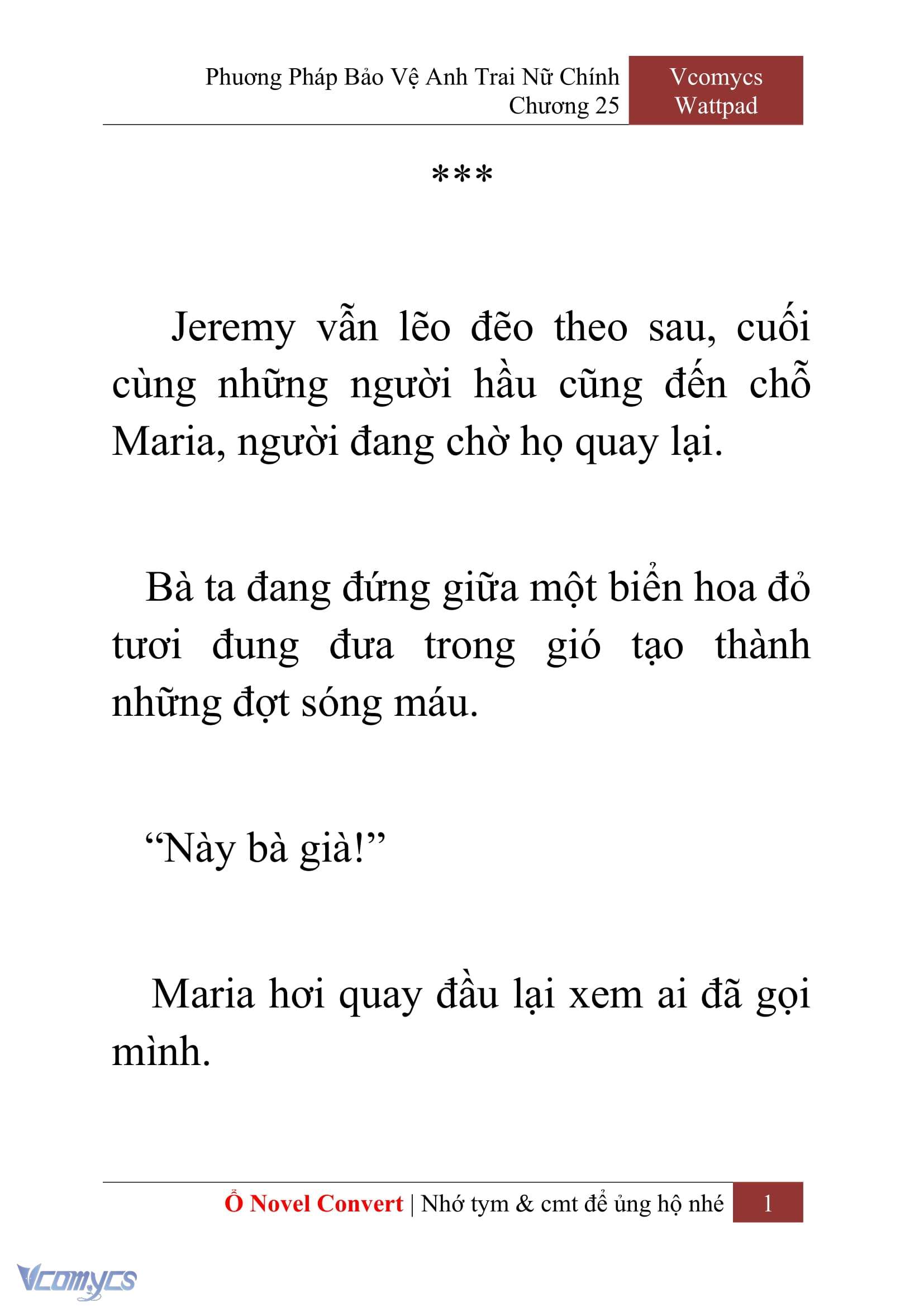 [Novel] Phương Pháp Bảo Vệ Anh Trai Nữ Chính Chap 25 - Trang 2