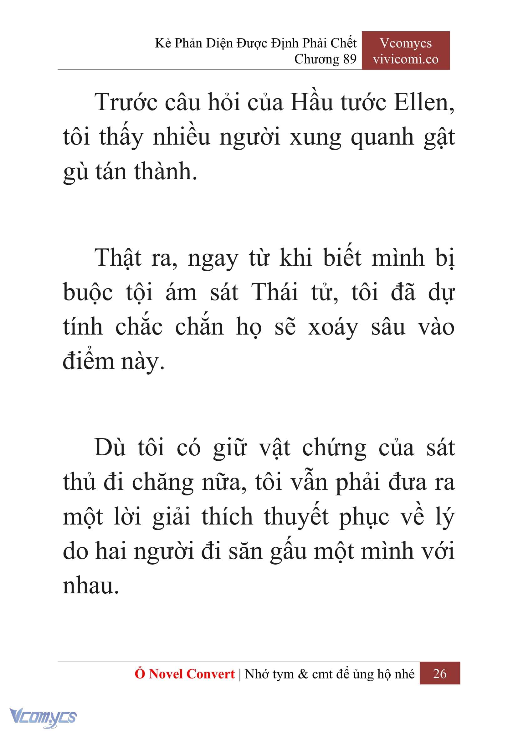 [Novel] Kẻ Phản Diện Được Định Phải Chết Chap 89 - Next Chap 90