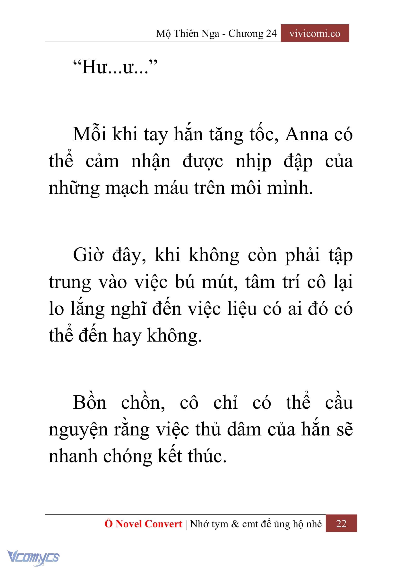 [Novel] Mộ Thiên Nga Chap 24 - Next Chap 25