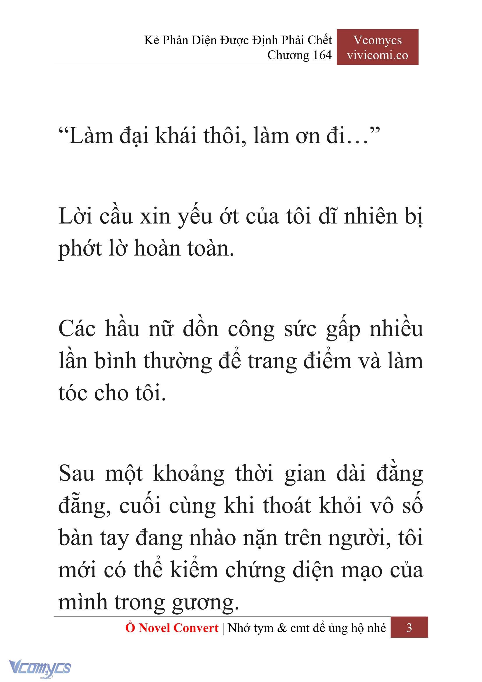 [Novel] Kẻ Phản Diện Được Định Phải Chết Chap 164 - Trang 2