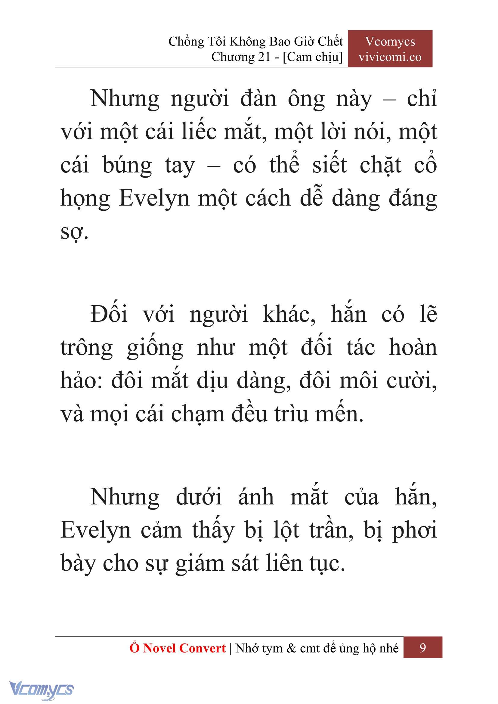 [Novel] Chồng Tôi Không Bao Giờ Chết Chap 21 - Trang 2