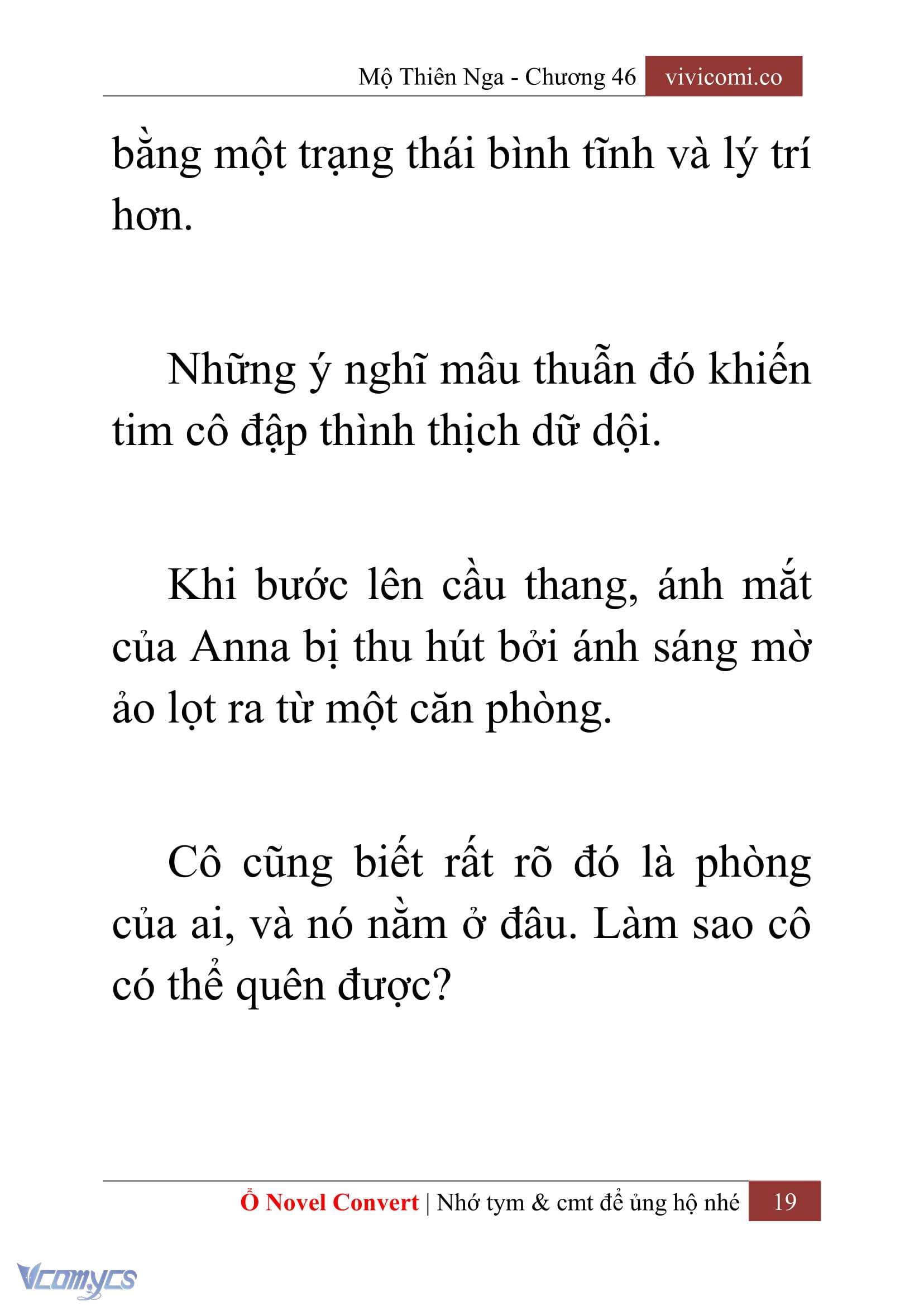 [Novel] Mộ Thiên Nga Chap 46 - Trang 2