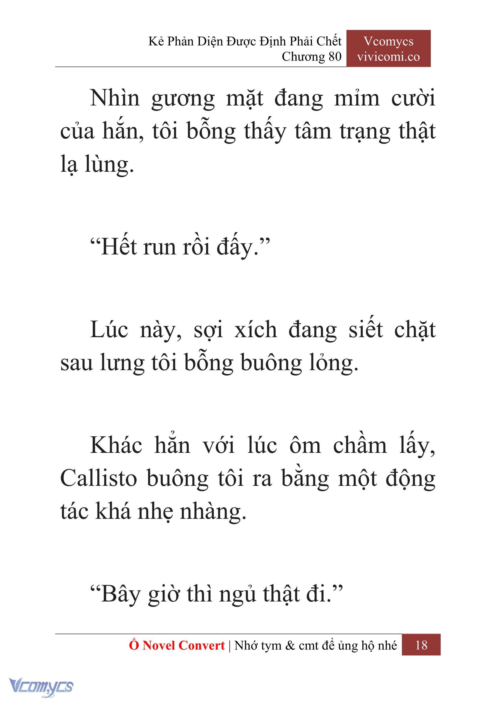 [Novel] Kẻ Phản Diện Được Định Phải Chết Chap 80 - Trang 2