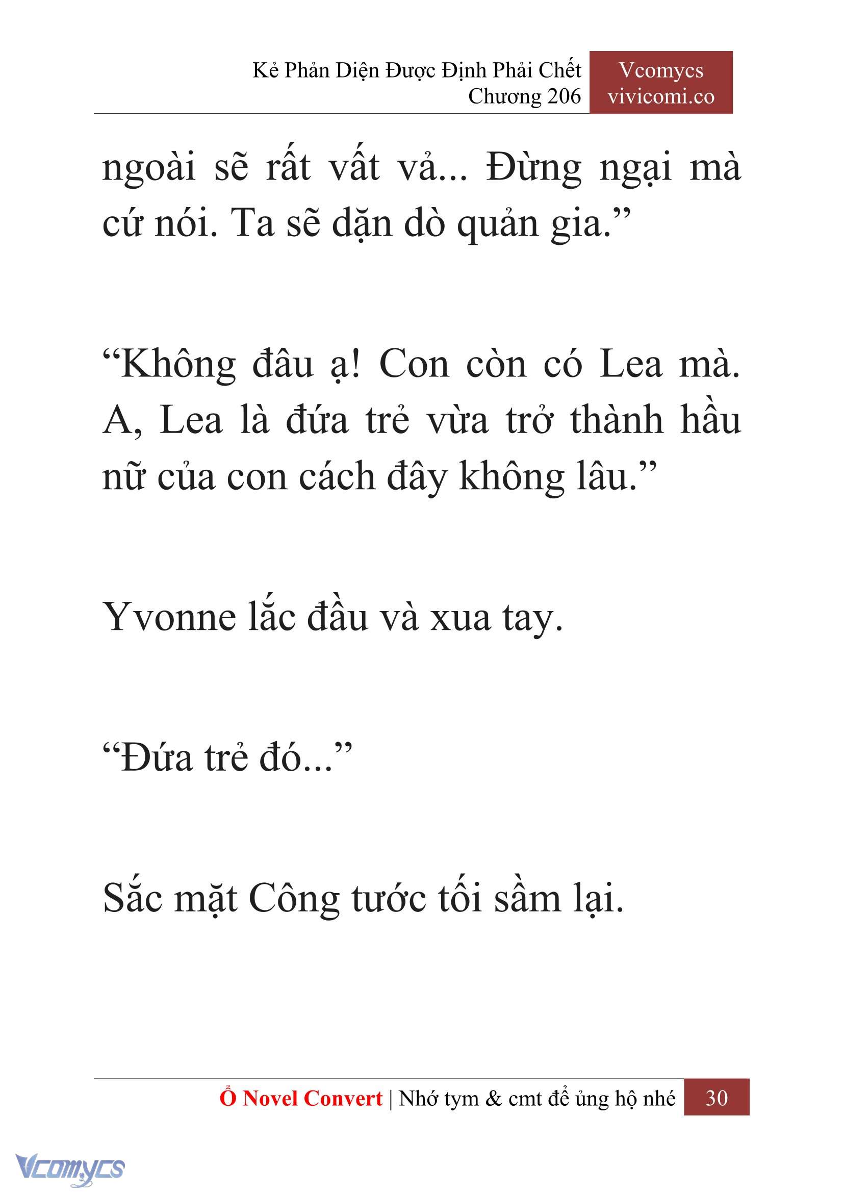 [Novel] Kẻ Phản Diện Được Định Phải Chết Chap 206 - Next Chap 207