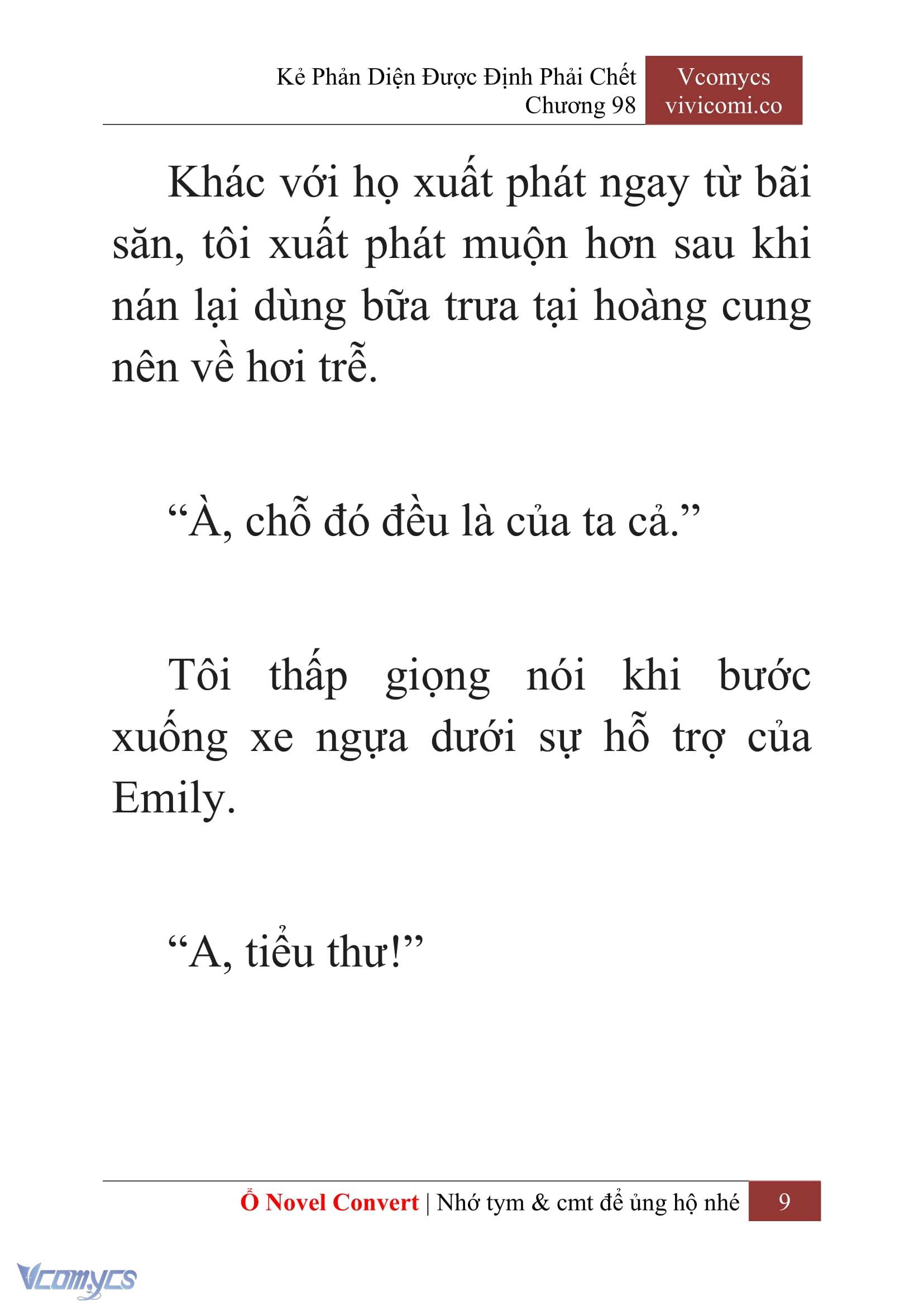 [Novel] Kẻ Phản Diện Được Định Phải Chết Chap 98 - Next Chap 99