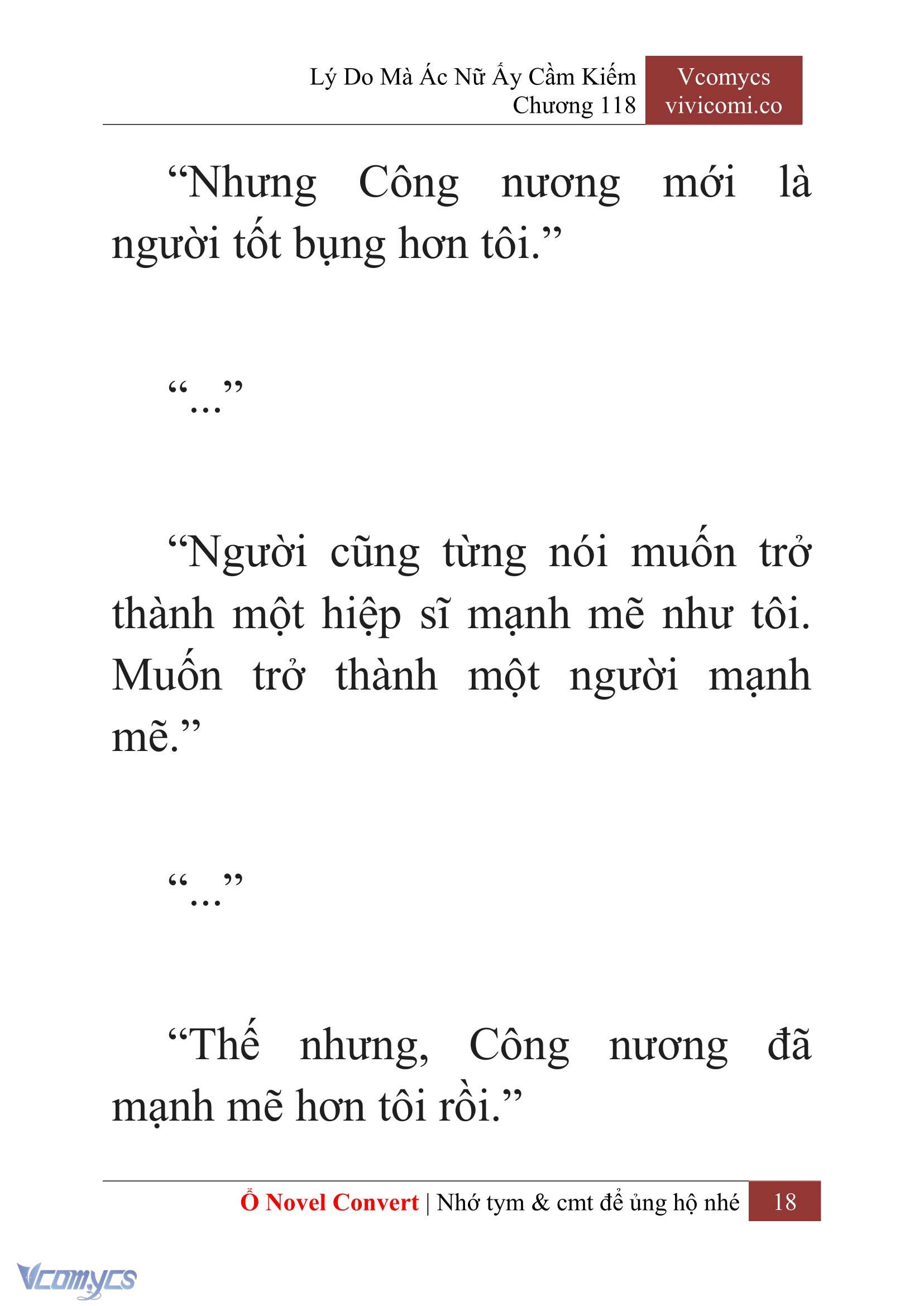 [Novel] Lý Do Mà Ác Nữ Ấy Cầm Kiếm Chap 118 - Trang 2