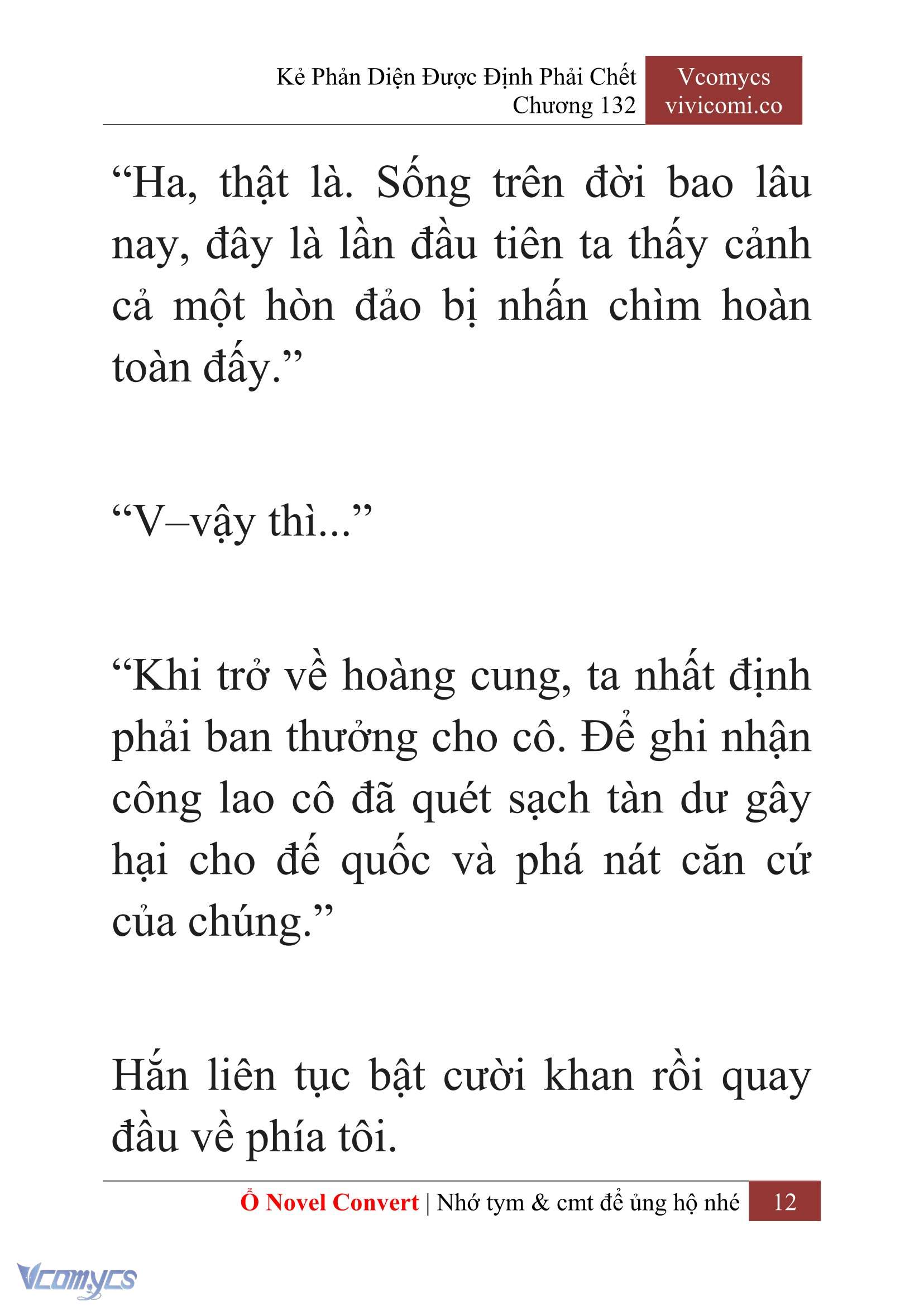 [Novel] Kẻ Phản Diện Được Định Phải Chết Chap 132 - Trang 2