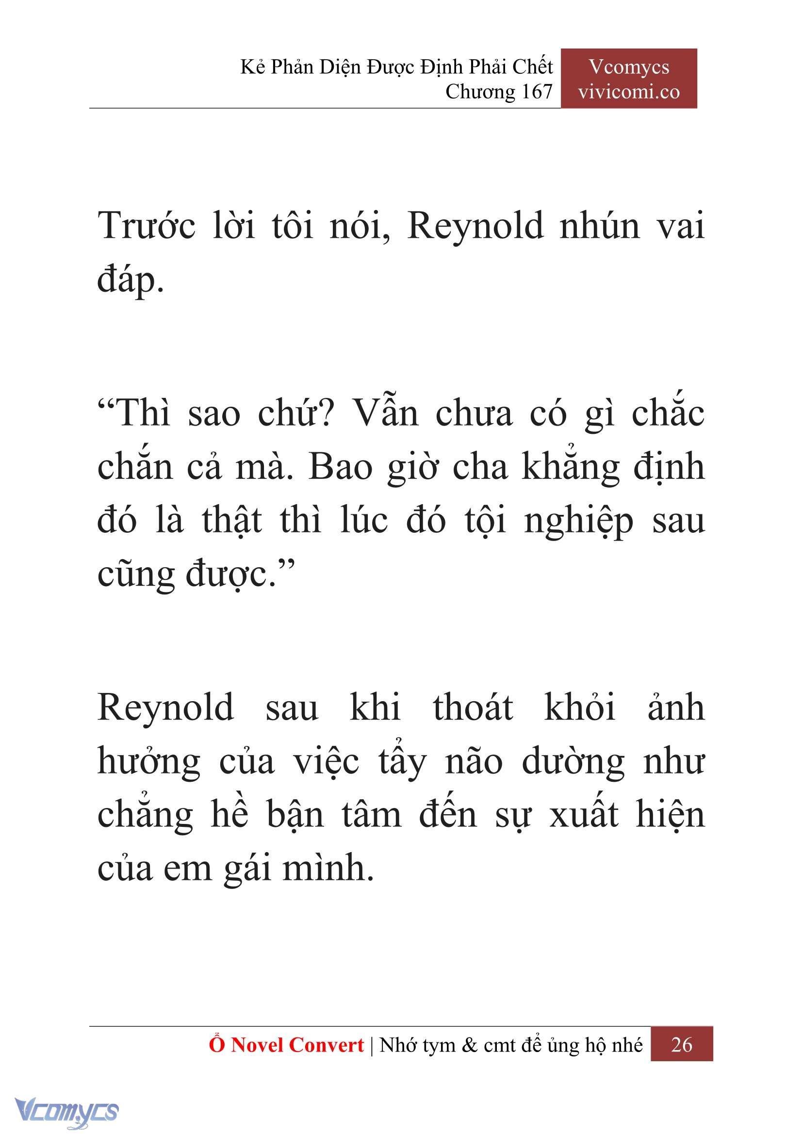 [Novel] Kẻ Phản Diện Được Định Phải Chết Chap 167 - Trang 2