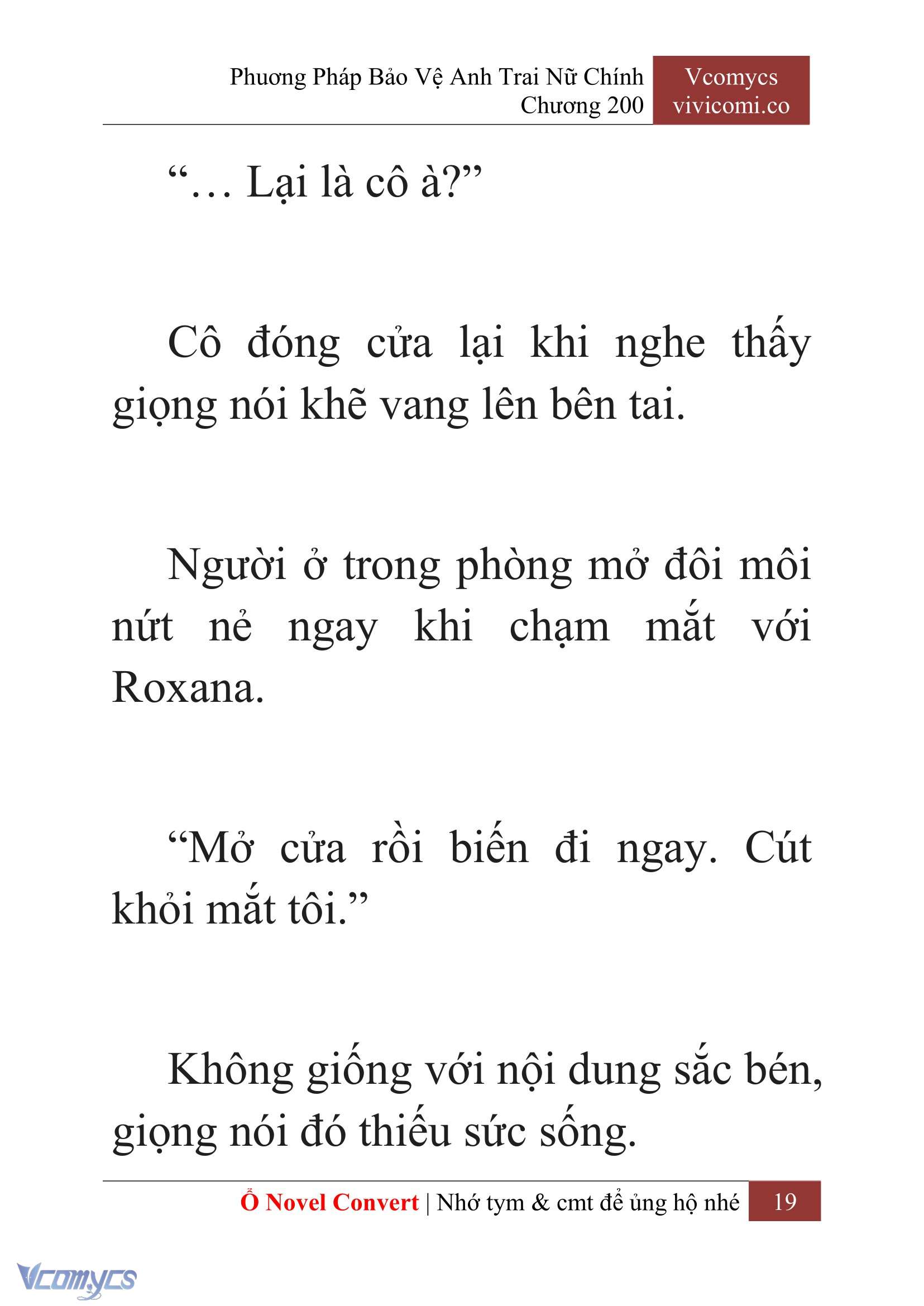[Novel] Phương Pháp Bảo Vệ Anh Trai Nữ Chính Chap 200 - Trang 2
