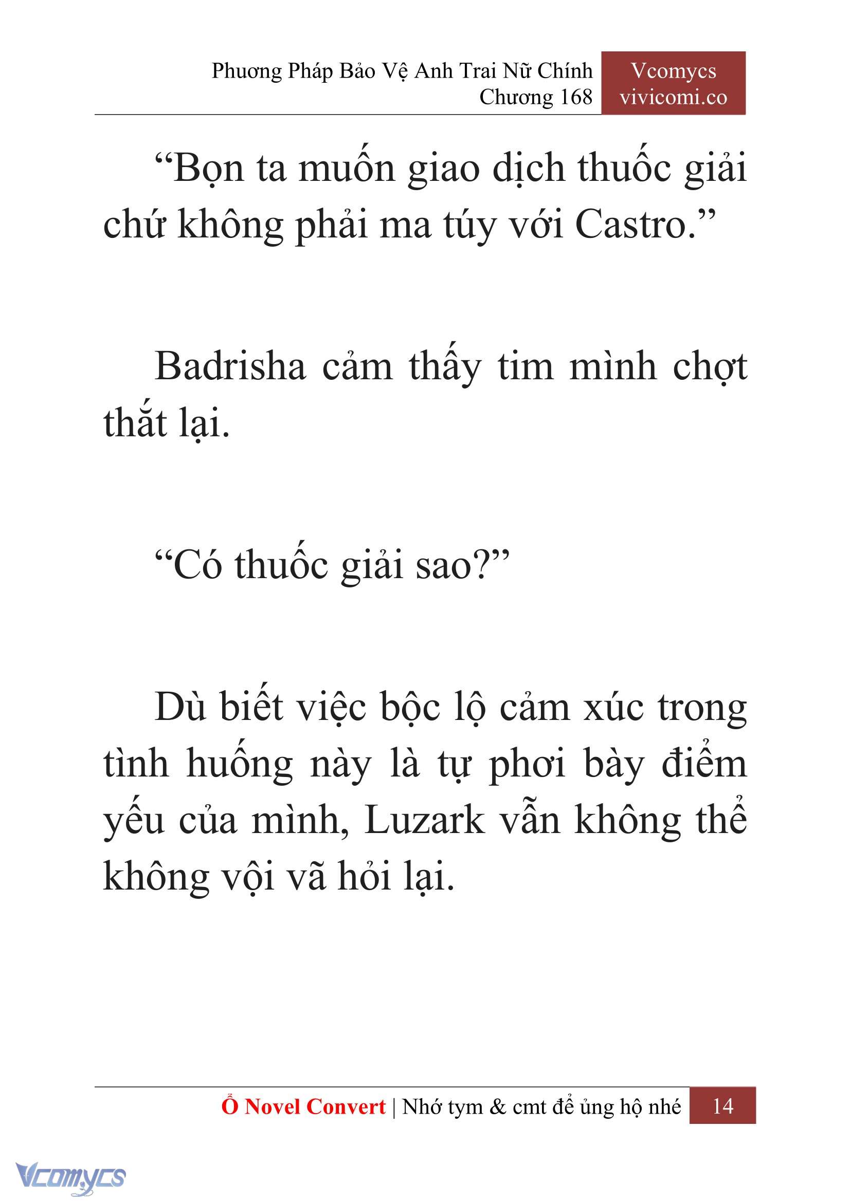 [Novel] Phương Pháp Bảo Vệ Anh Trai Nữ Chính Chap 168 - Trang 2