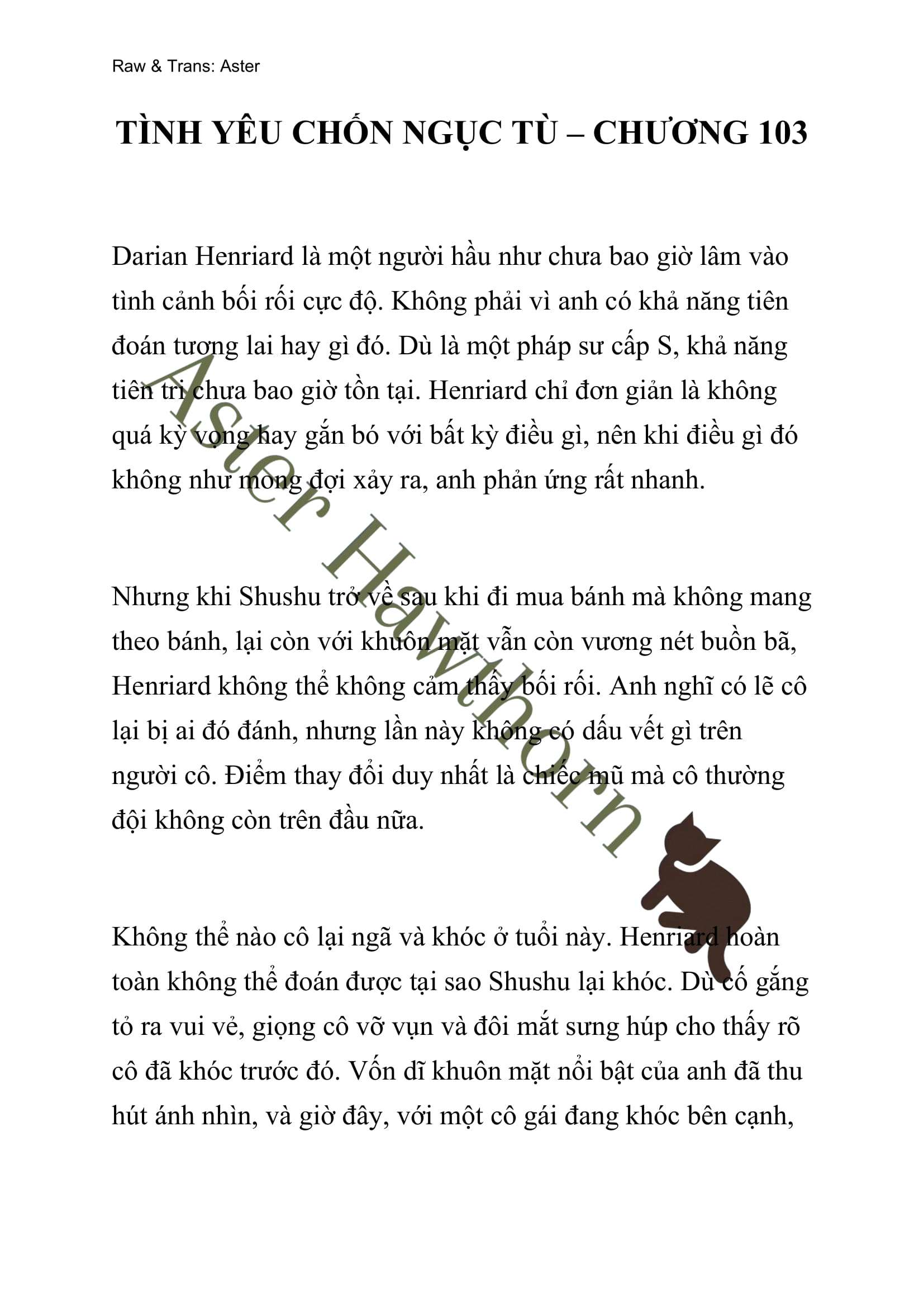 [NOVEL] Tình Yêu Chốn Ngục Tù Chap 103 - Trang 2