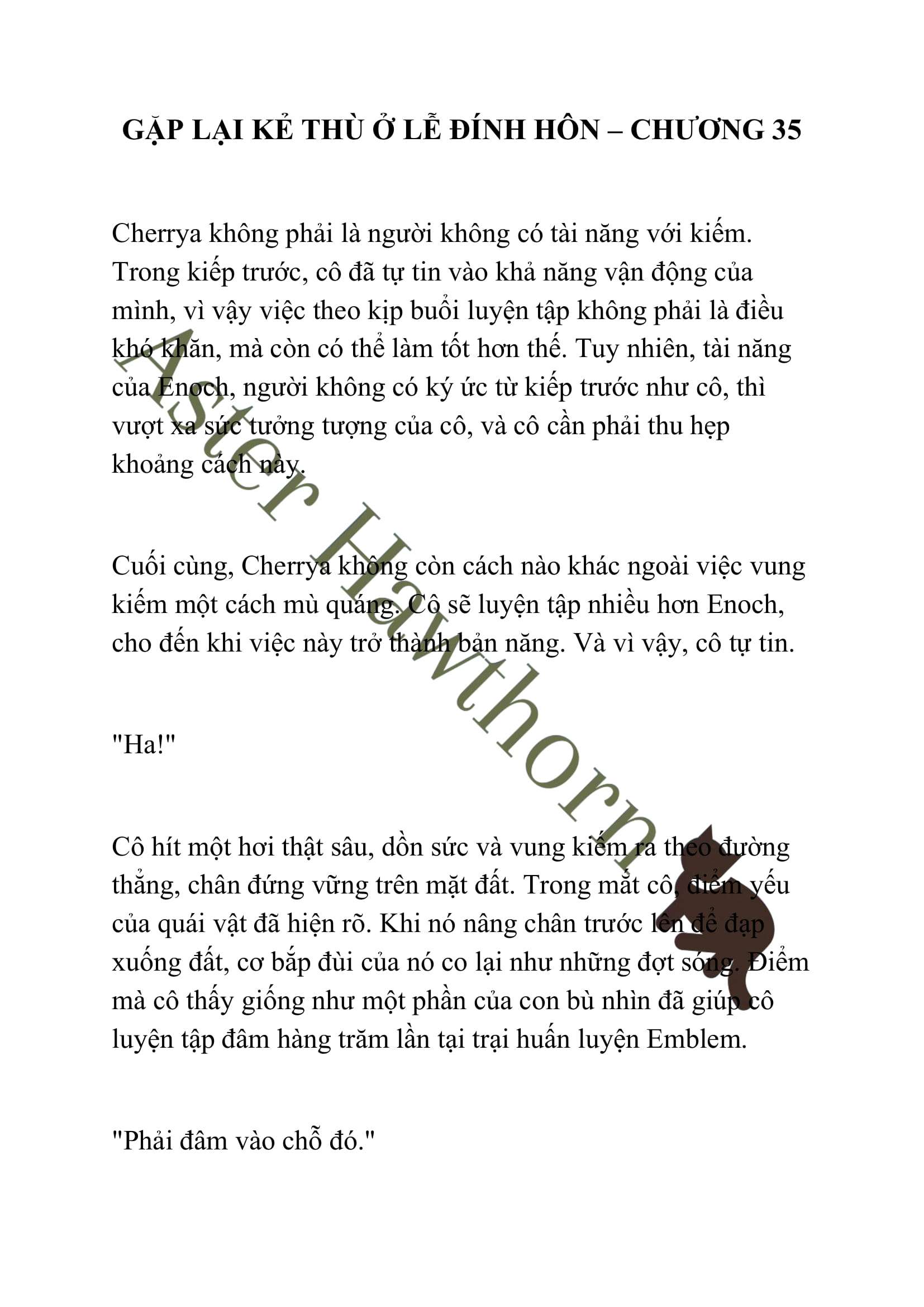[NOVEL] Gặp Lại Kẻ Thù Ở Lễ Đính Hôn Chap 35 - Trang 2
