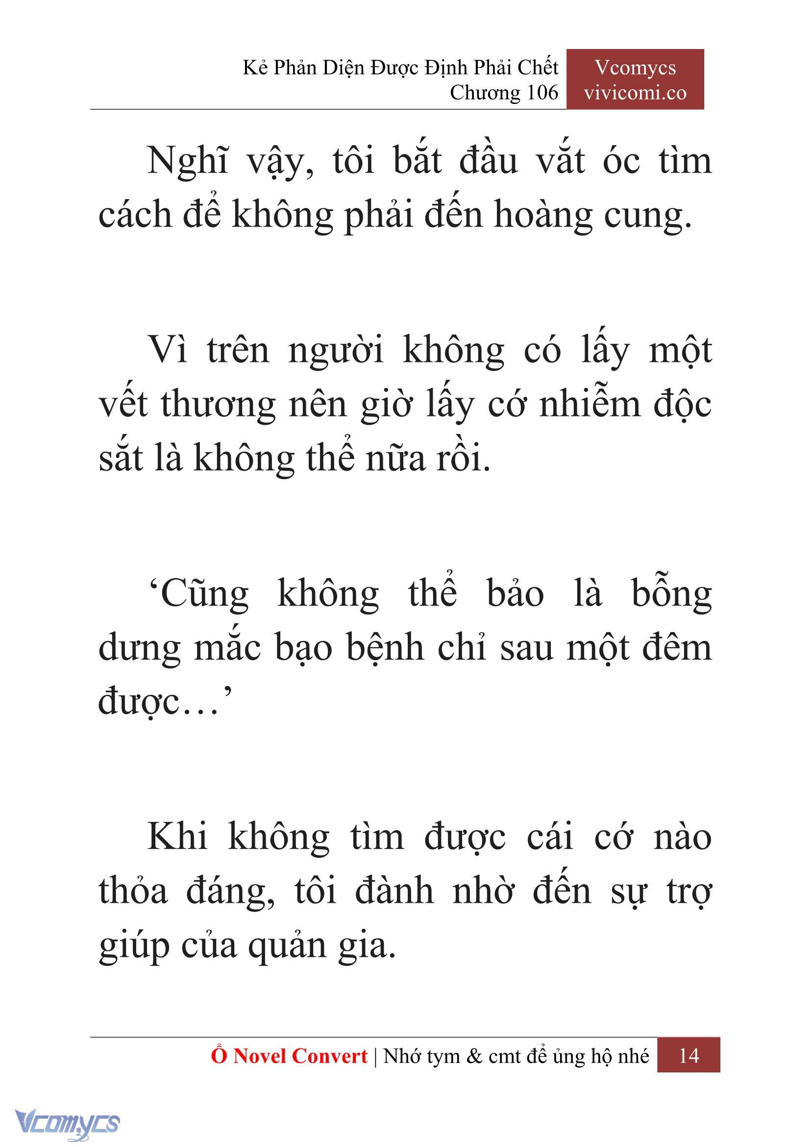 [Novel] Kẻ Phản Diện Được Định Phải Chết Chap 106 - Next Chap 107