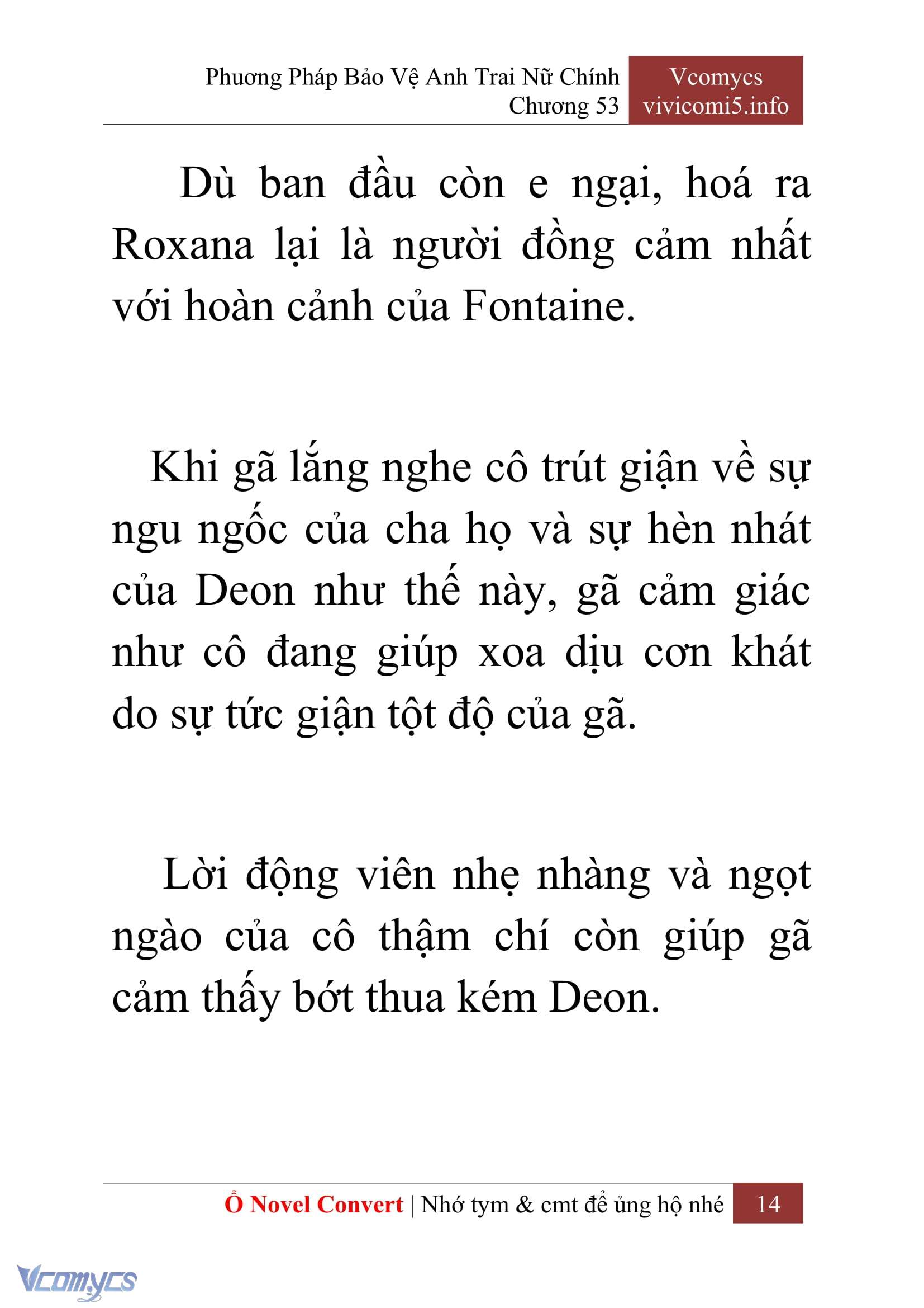 [Novel] Phương Pháp Bảo Vệ Anh Trai Nữ Chính Chap 53 - Trang 2