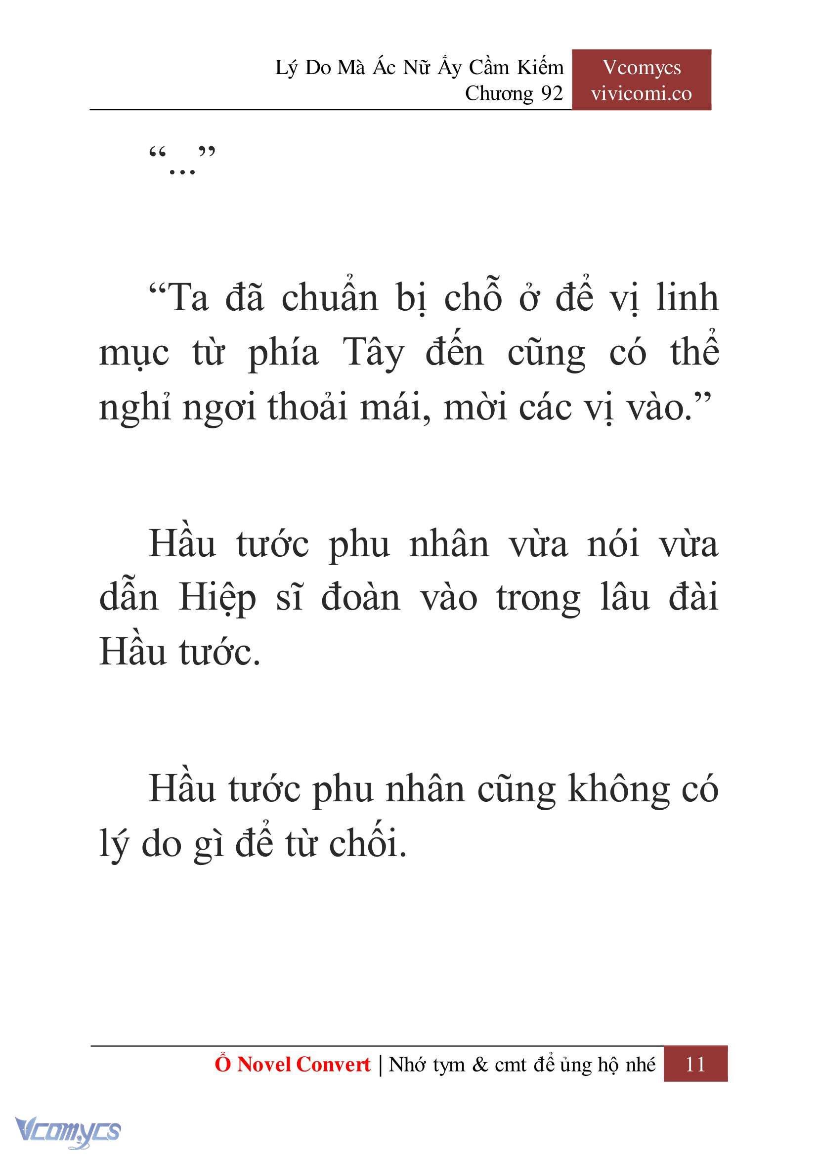 [Novel] Lý Do Mà Ác Nữ Ấy Cầm Kiếm Chap 92 - Next Chap 93