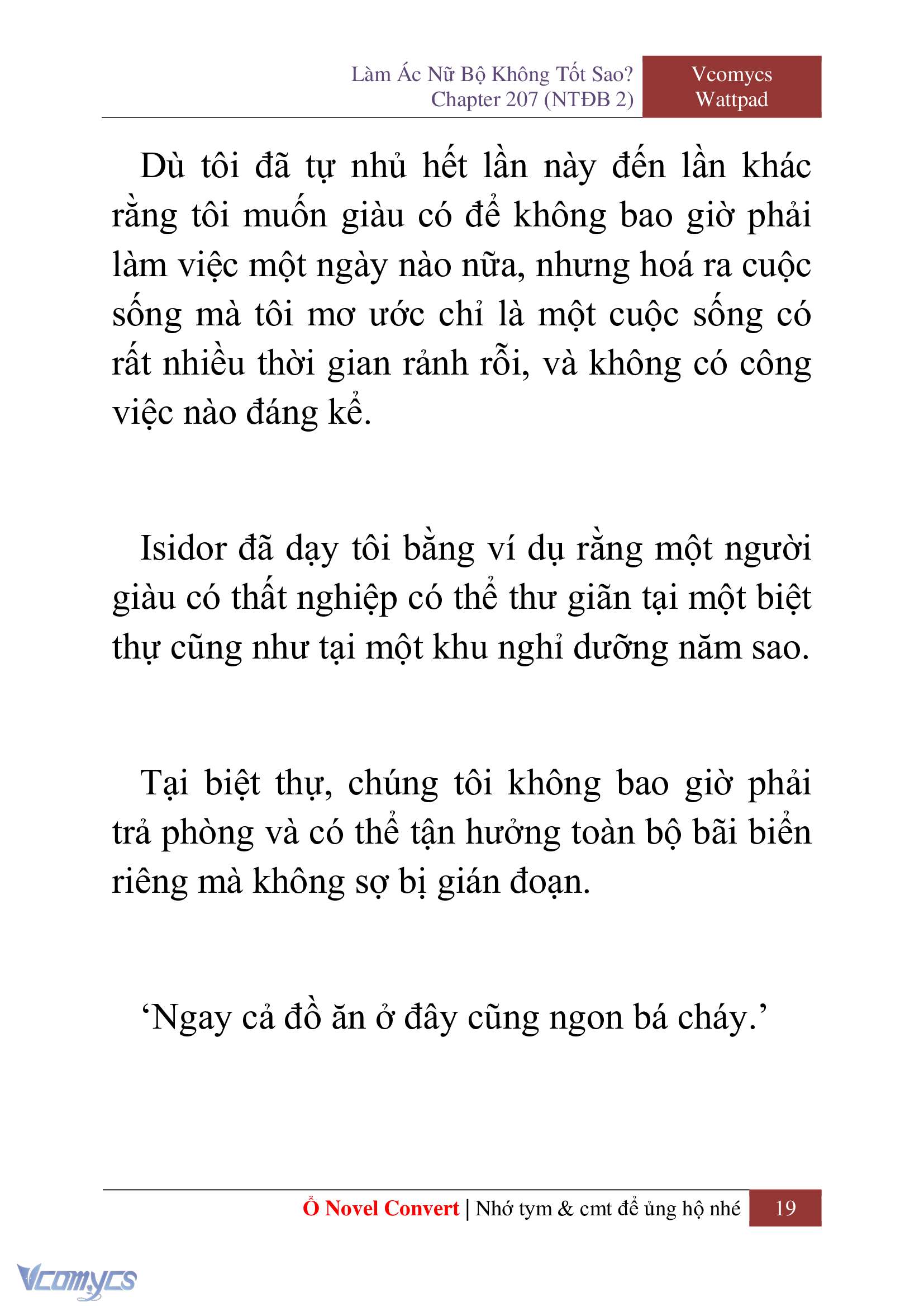 [Novel] Làm Ác Nữ Bộ Không Tốt Sao? Chap 207 - Trang 2