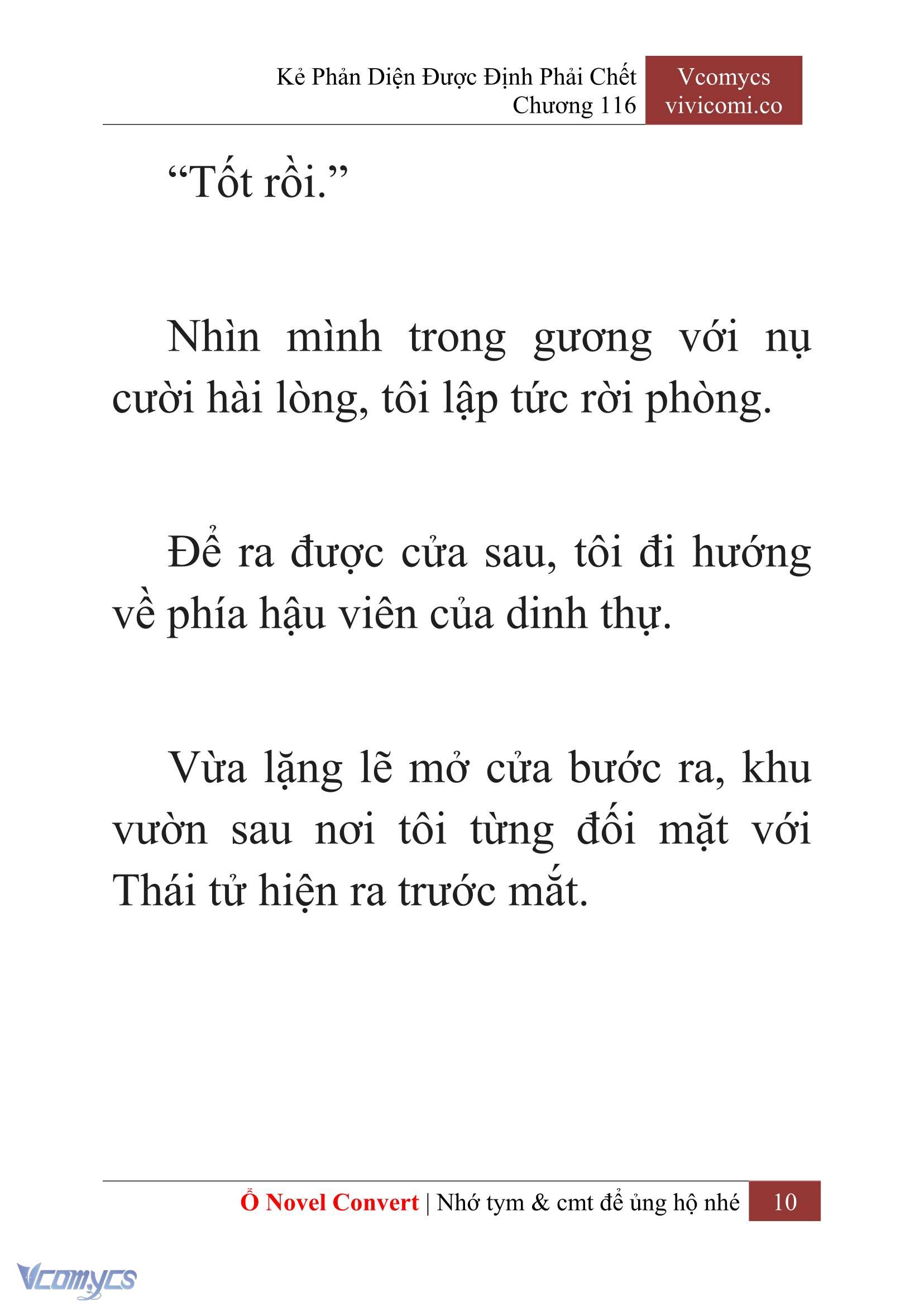 [Novel] Kẻ Phản Diện Được Định Phải Chết Chap 116 - Trang 2
