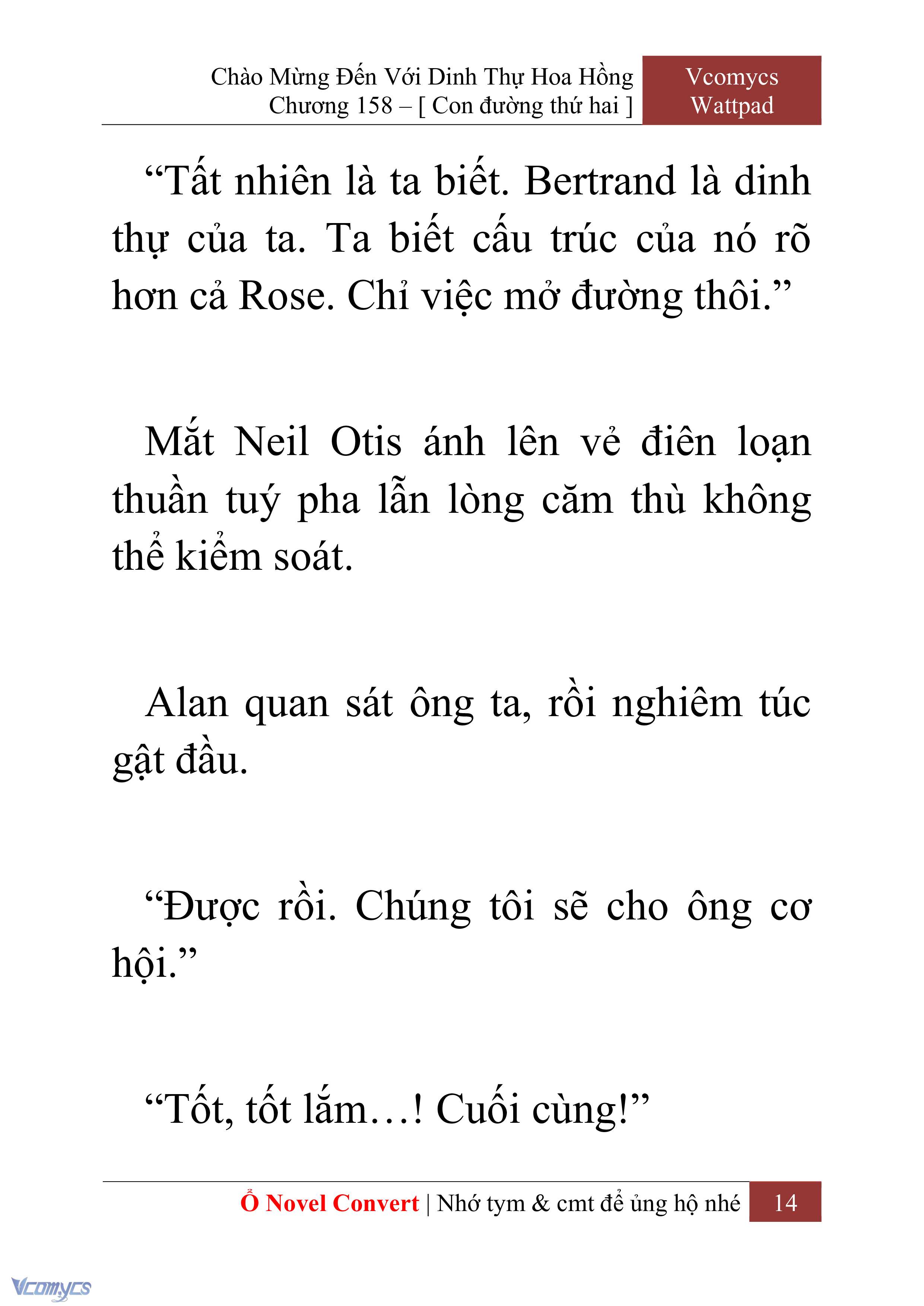 [Novel] Chào Mừng Đến Với Dinh Thự Hoa Hồng Chap 158 - Trang 2