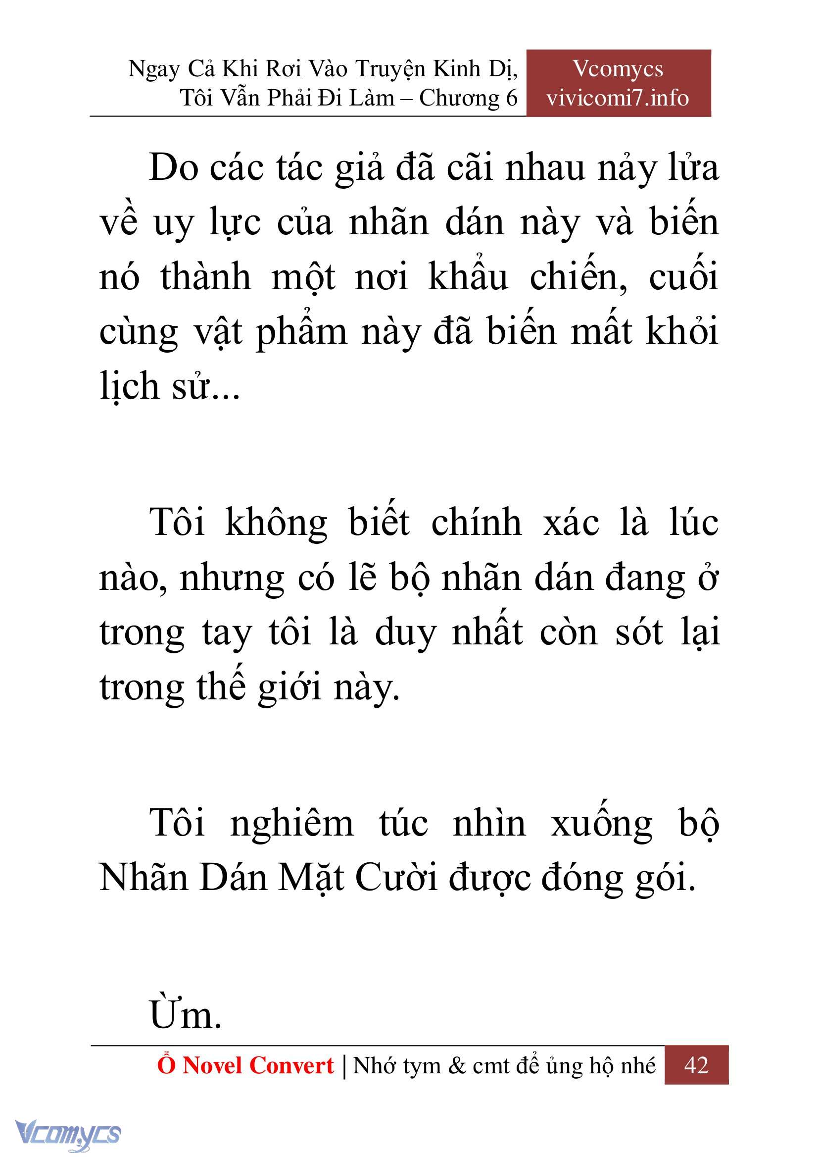 [Novel] Ngay Cả Khi Rơi Vào Truyện Kinh Dị, Tôi Vẫn Phải Đi Làm Chap 6 - Trang 2