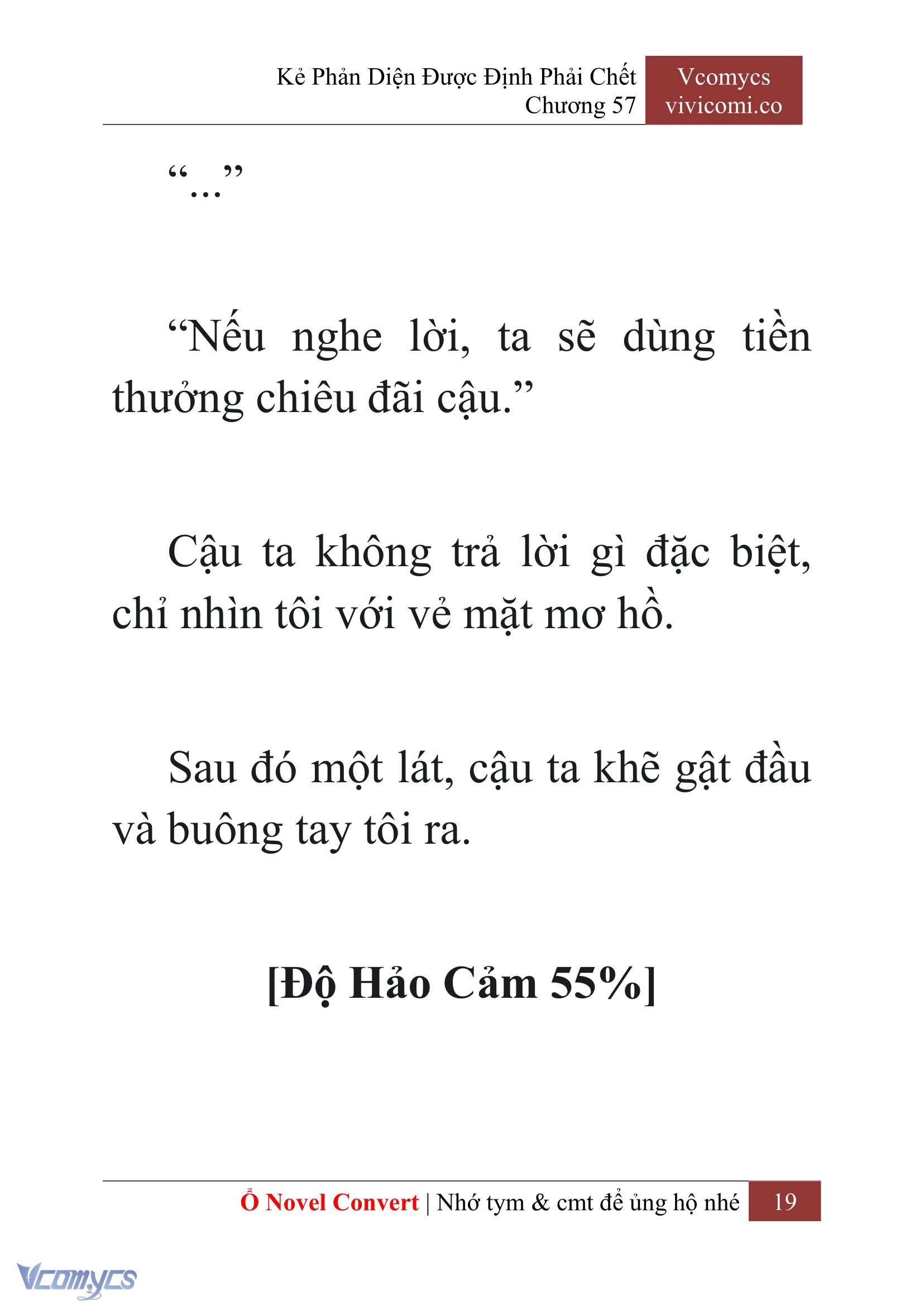 [Novel] Kẻ Phản Diện Được Định Phải Chết Chap 57 - Next Chap 58