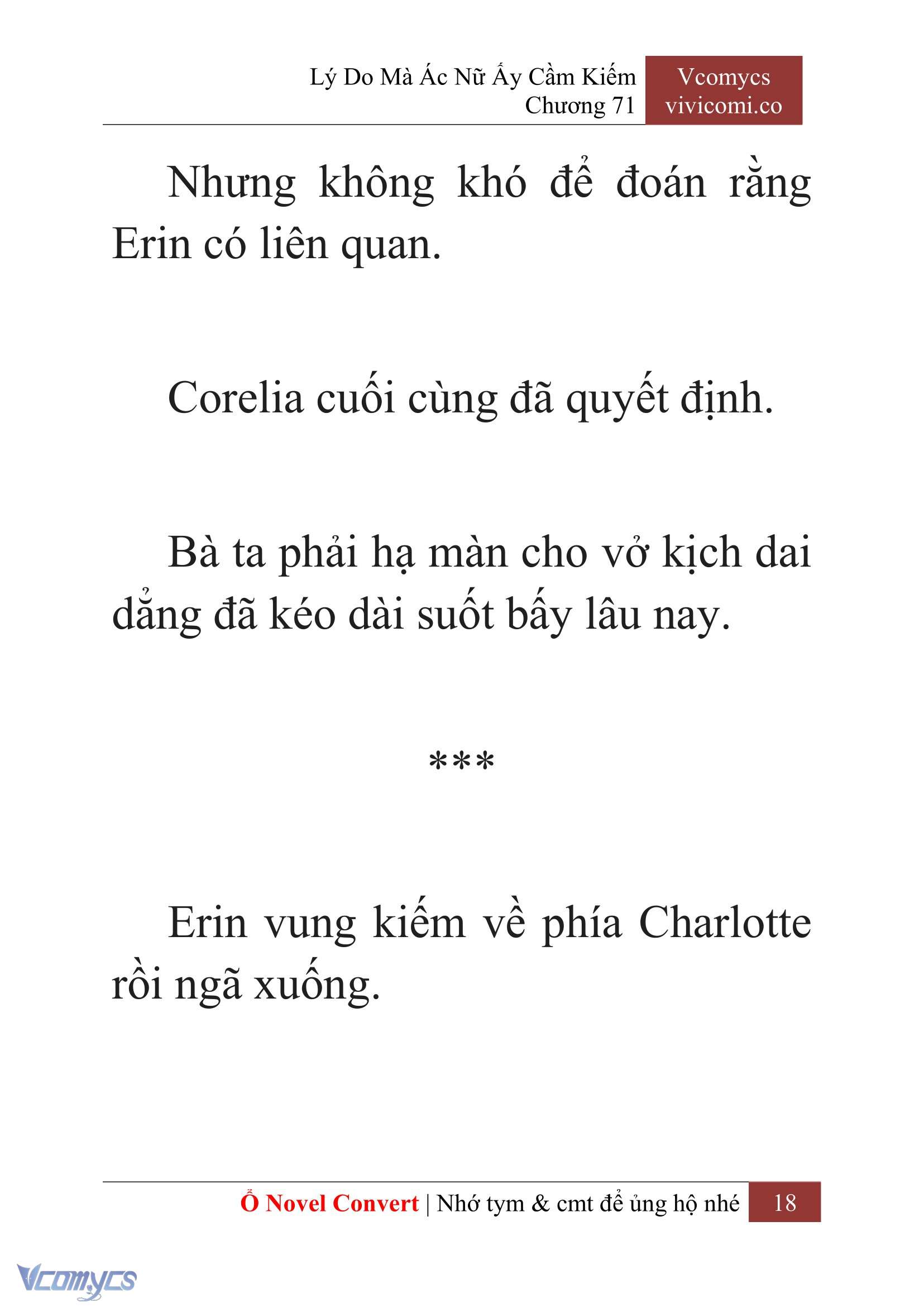 [Novel] Lý Do Mà Ác Nữ Ấy Cầm Kiếm Chap 71 - Trang 2