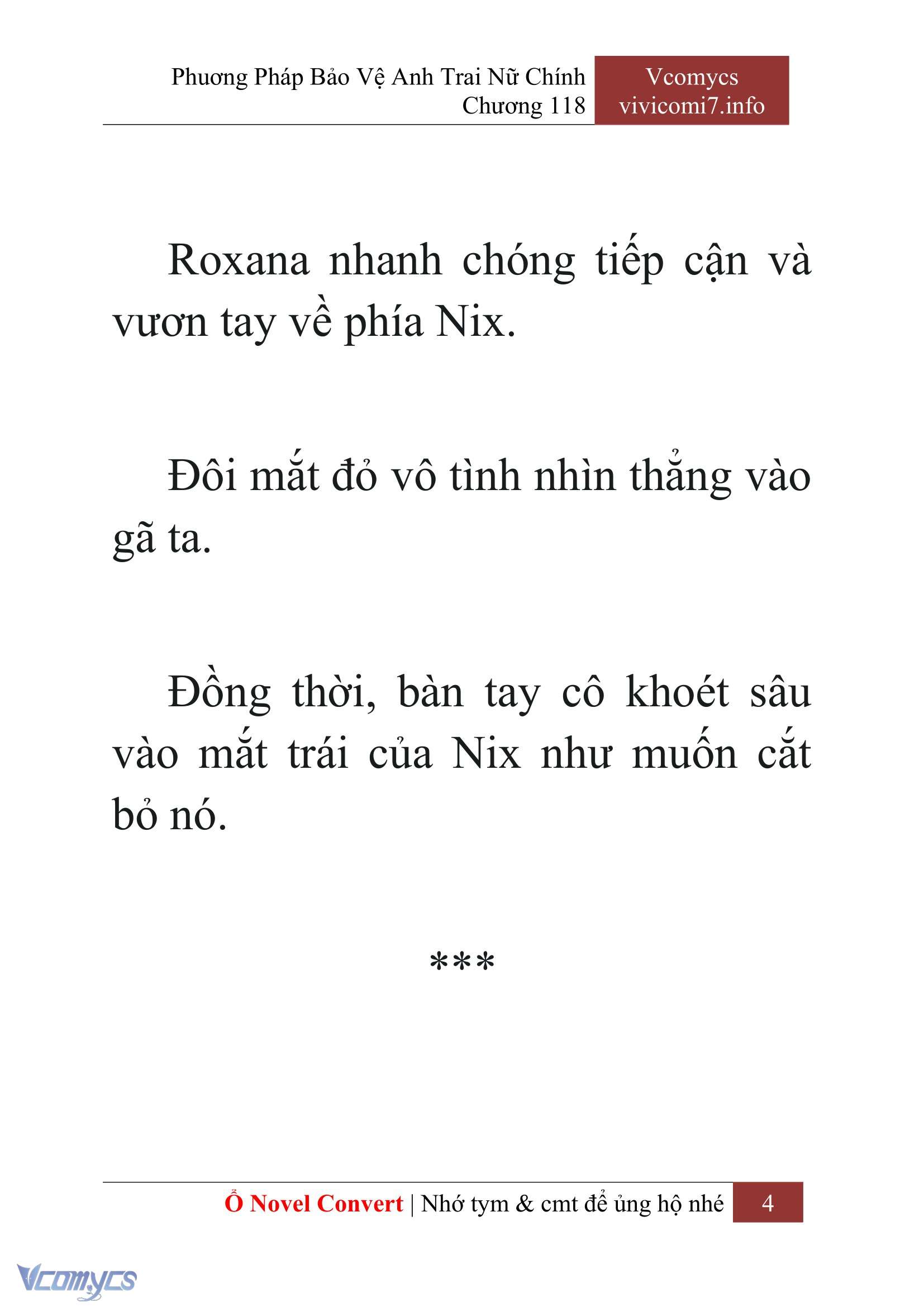[Novel] Phương Pháp Bảo Vệ Anh Trai Nữ Chính Chap 118 - Trang 2