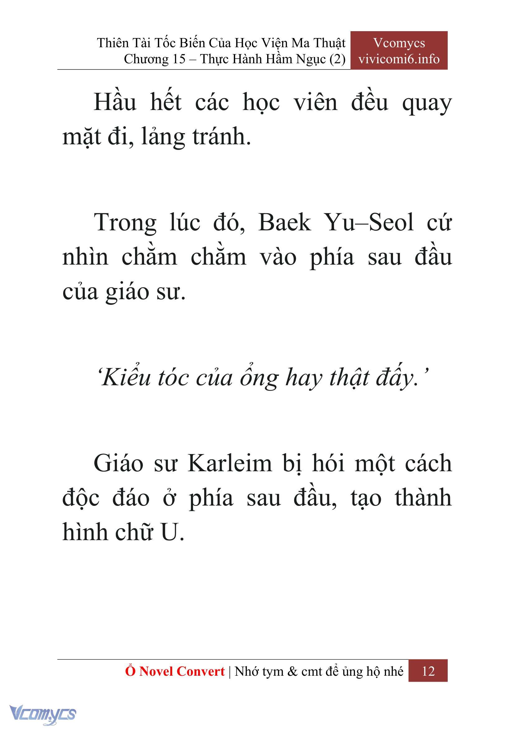 [Novel] Thiên Tài Tốc Biến Của Học Viện Ma Thuật Chap 15 - Trang 2