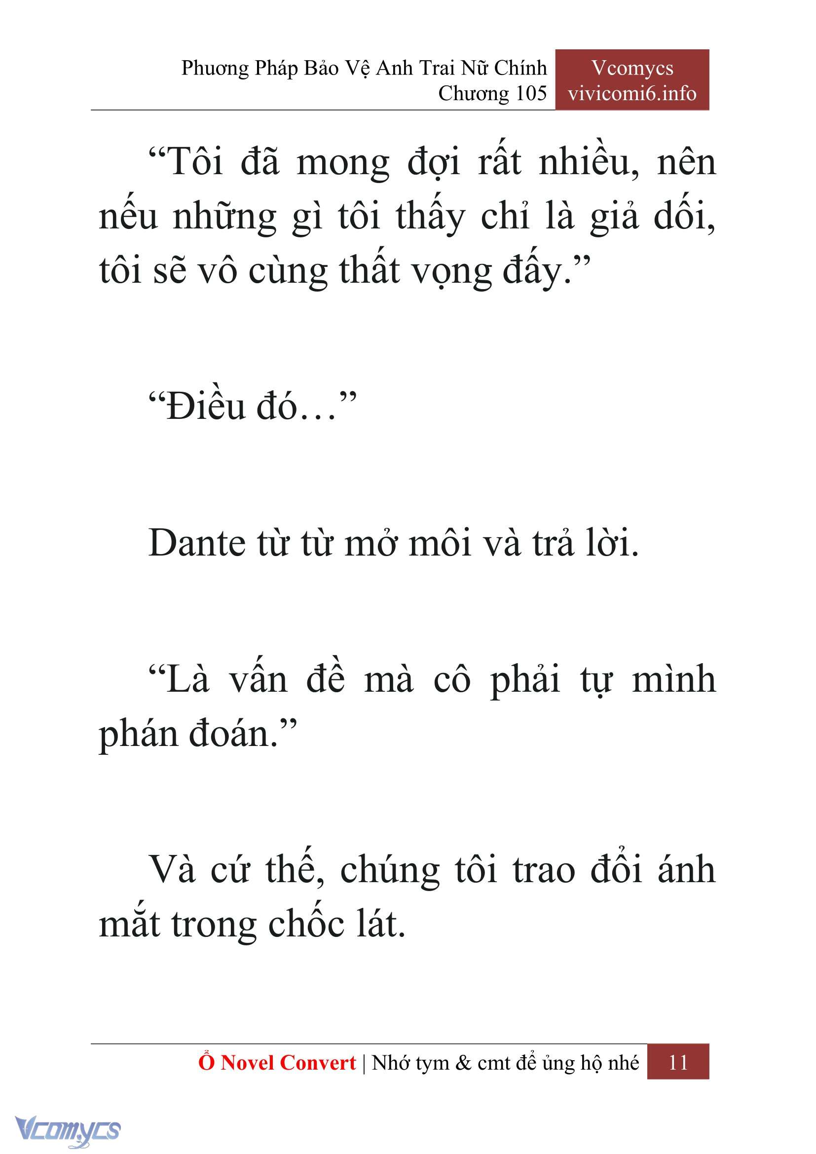 [Novel] Phương Pháp Bảo Vệ Anh Trai Nữ Chính Chap 105 - Trang 2