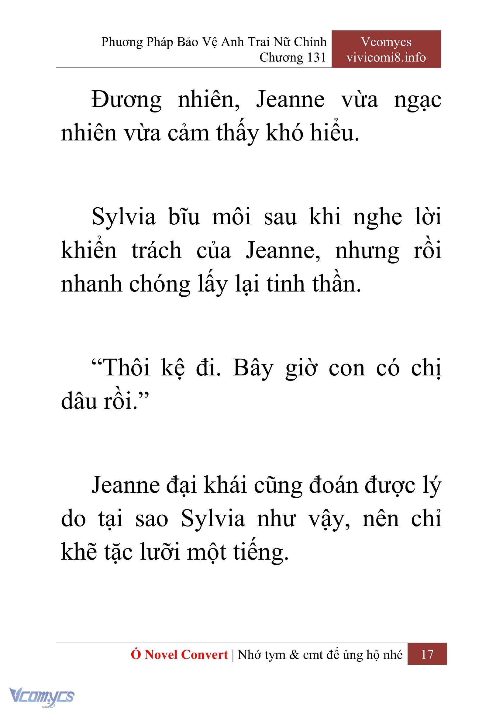 [Novel] Phương Pháp Bảo Vệ Anh Trai Nữ Chính Chap 131 - Trang 2